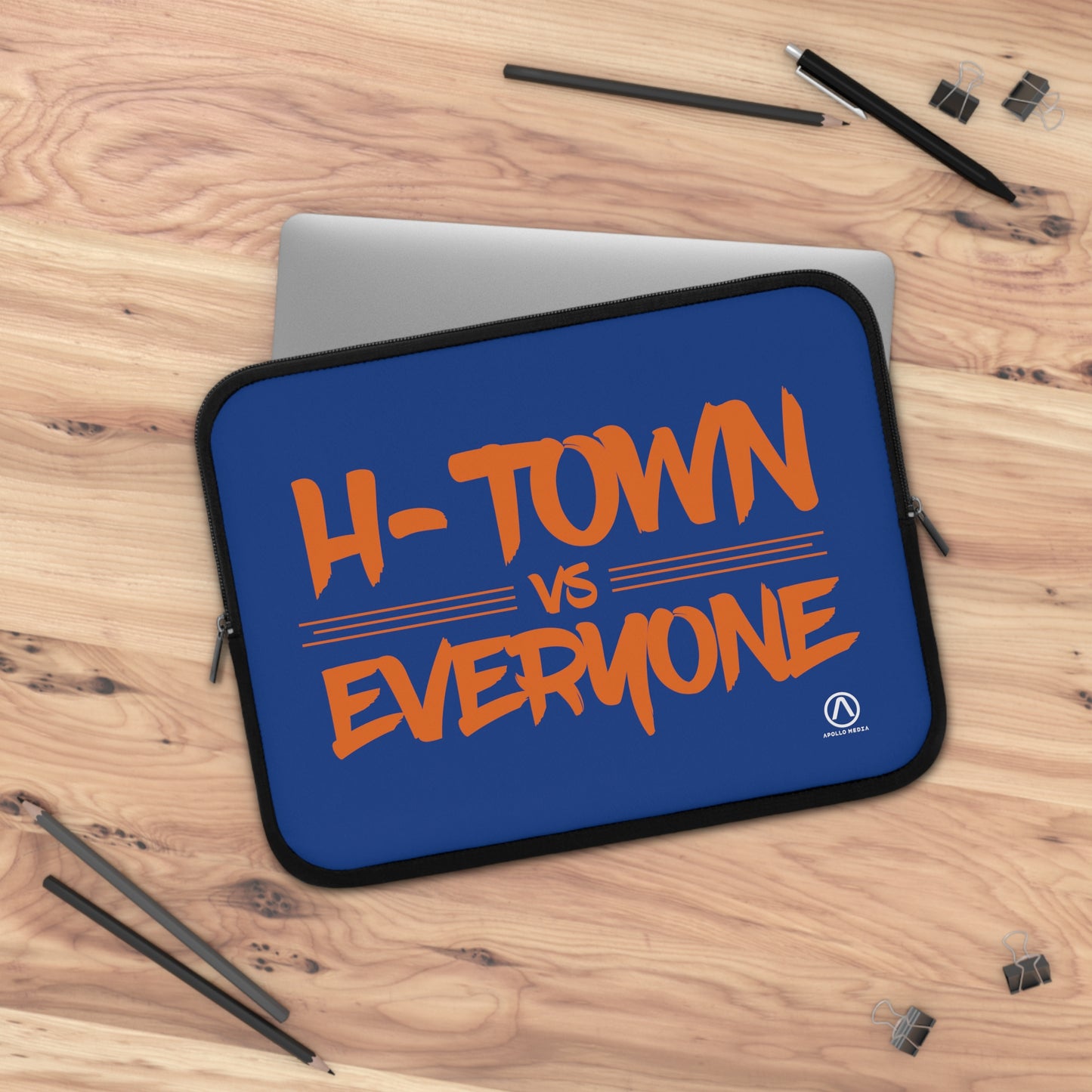 H-Town vs Everyone Laptop Sleeve - Orange