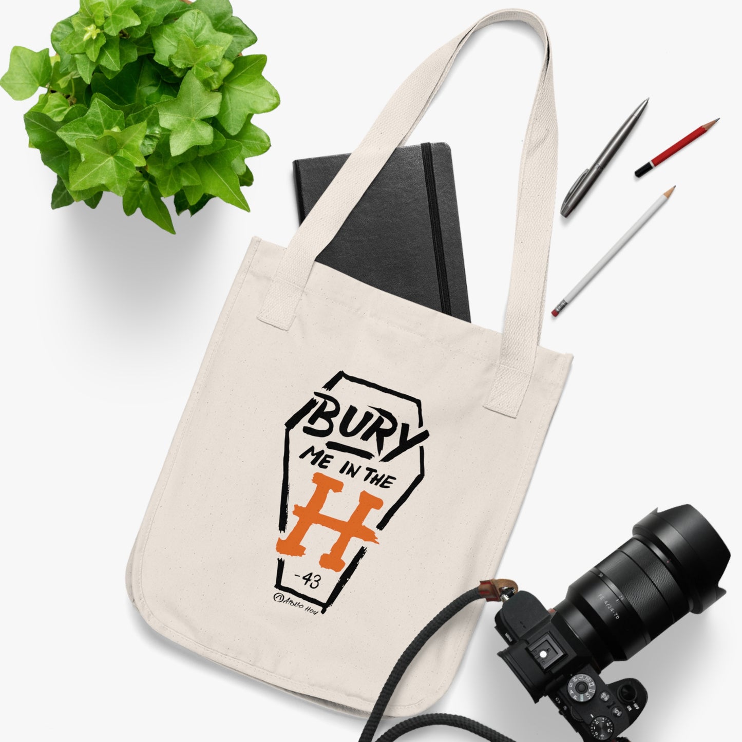 Bury Me In The H (Coffin Variant) Canvas Tote Bag