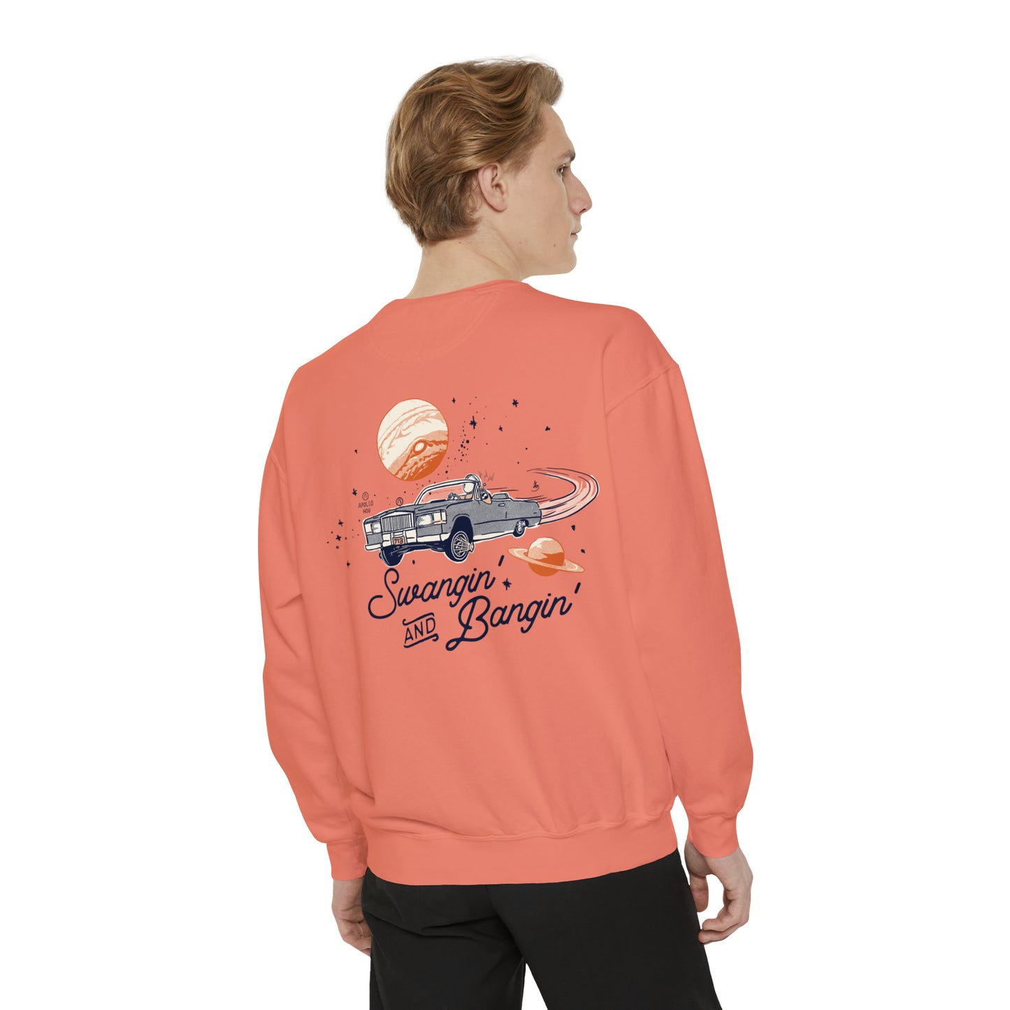 Swangin & Bangin (Saturn) Unisex Comfort Colors Sweatshirt