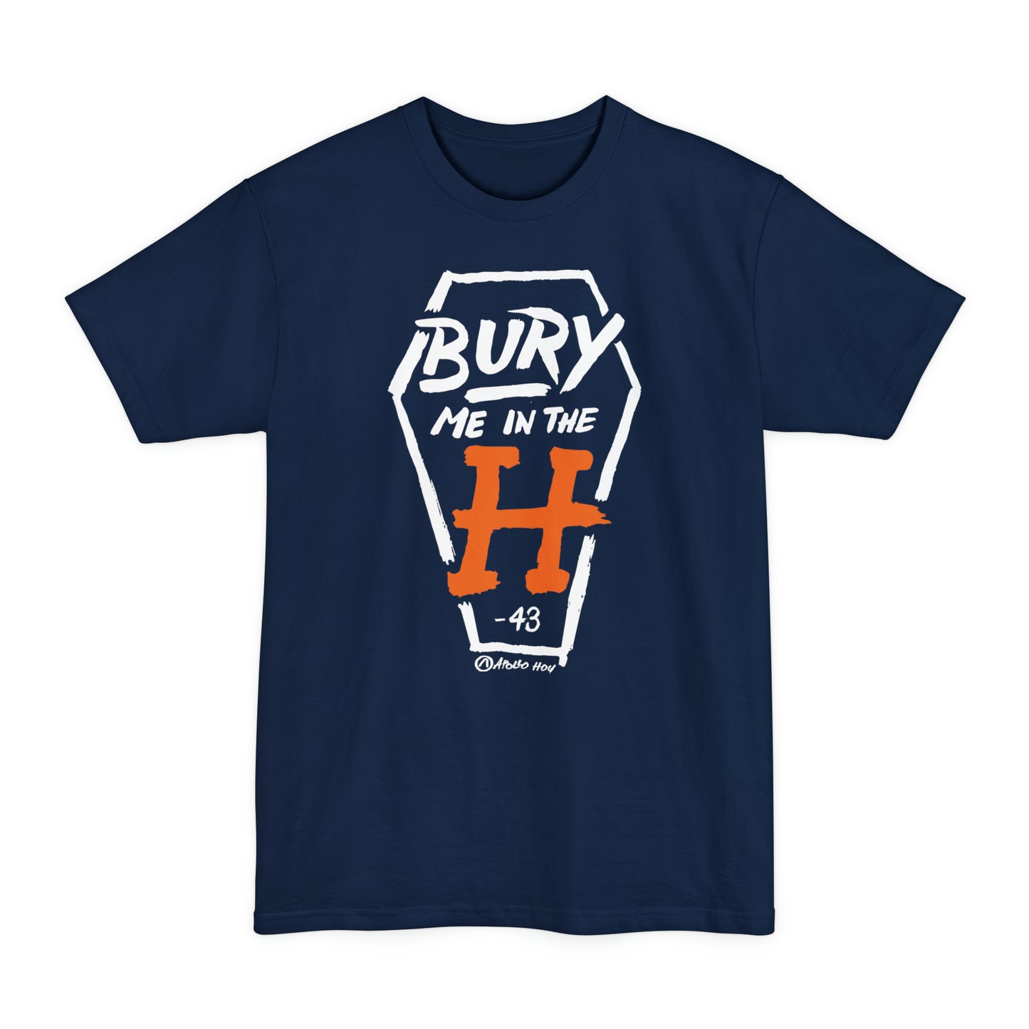 Bury Me In The H (coffin variant) BIG & TALL Unisex Tall Beefy-T® T-Shirt