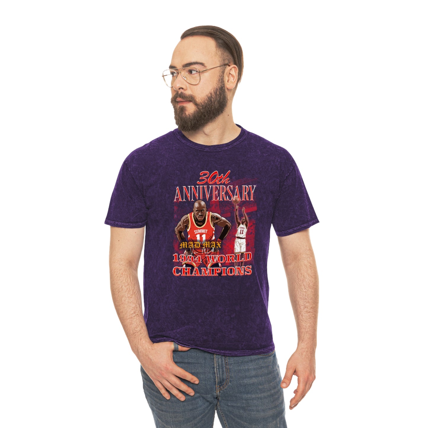 Mad Max 30th Anniversary Vintage Style Unisex Mineral Wash T-Shirt