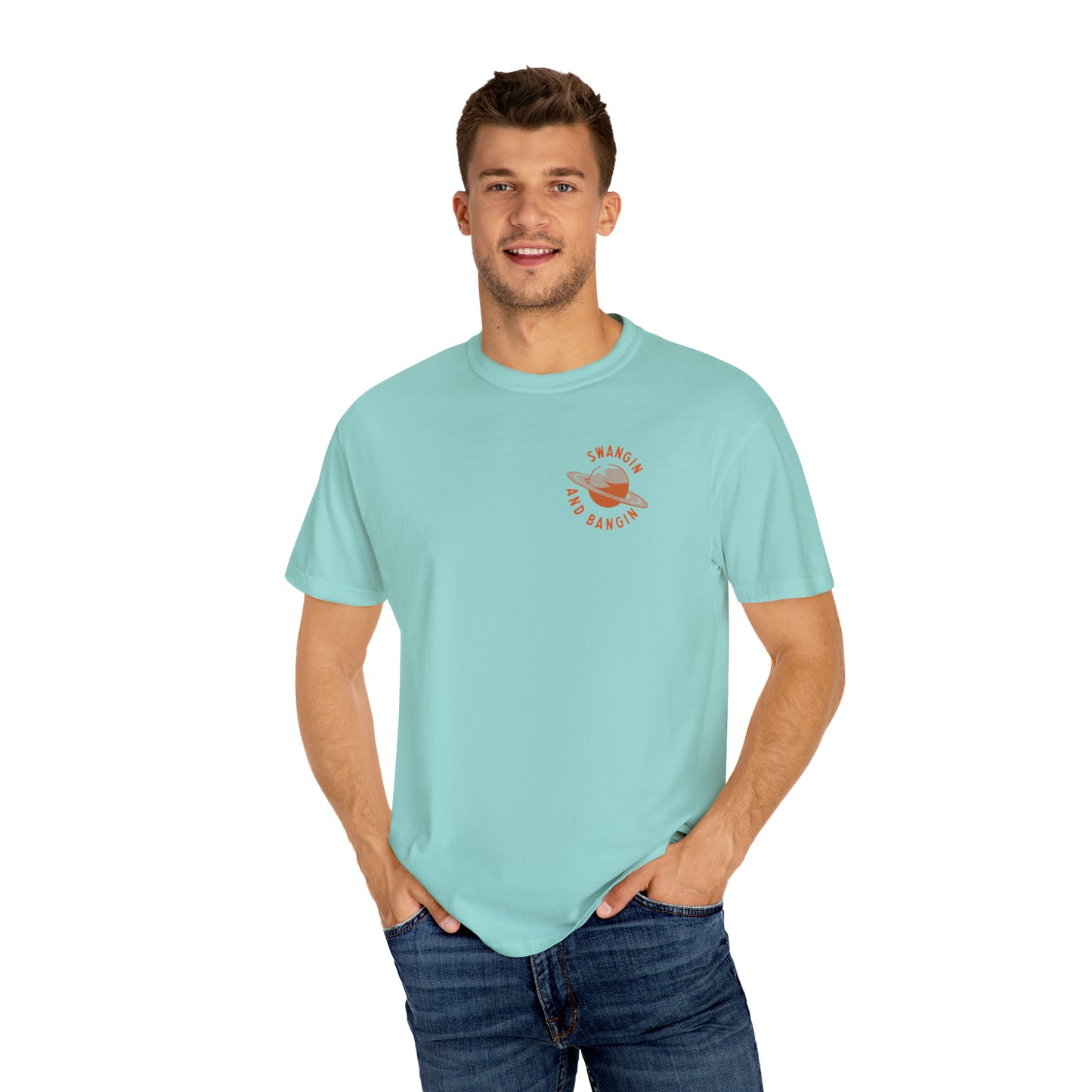 Swangin & Bangin (Saturn) Unisex Comfort Colors T-shirt