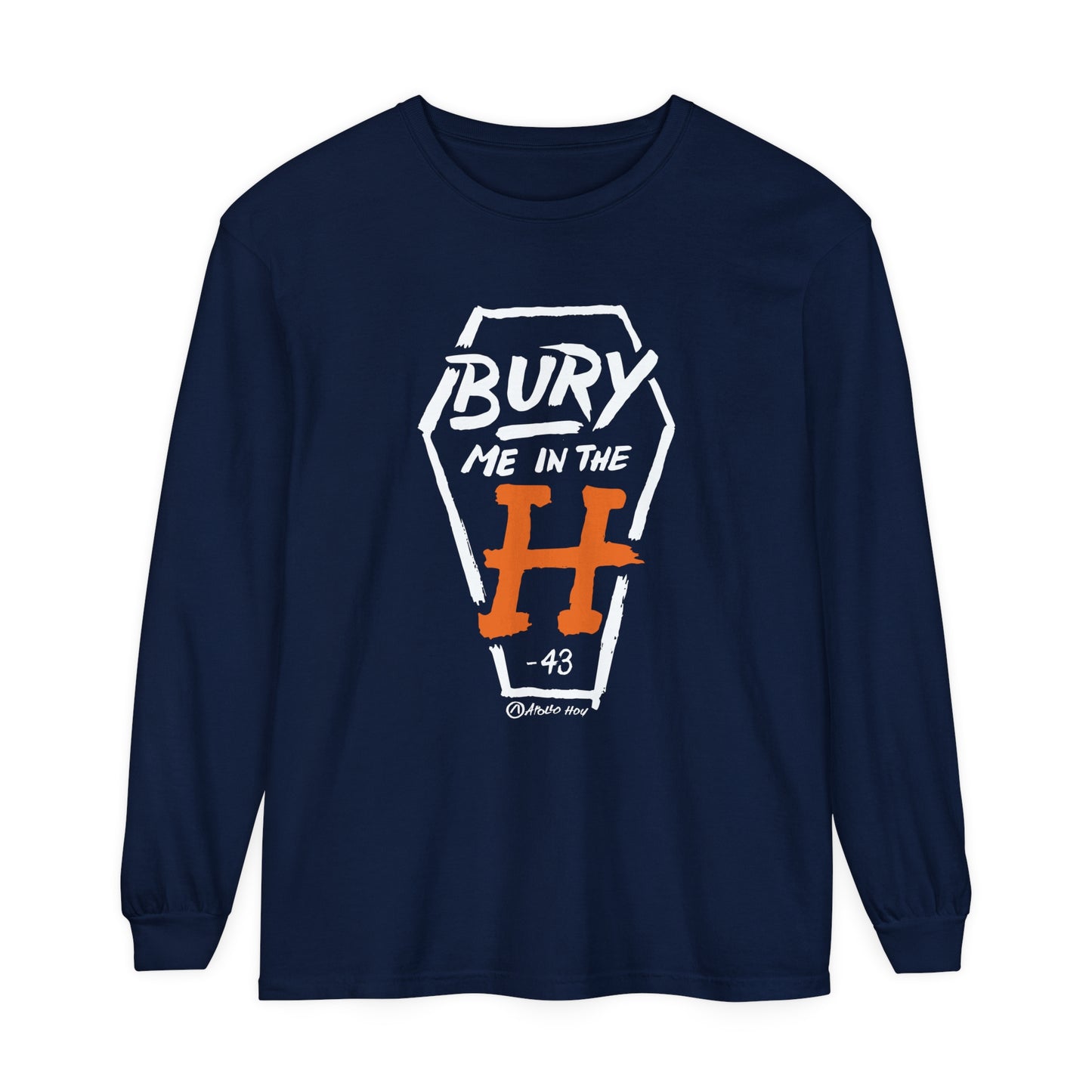 Bury Me In The H (Coffin) Long Sleeve Tee