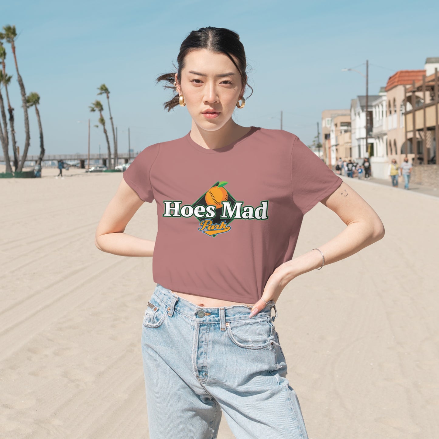 Hoes Mad Cropped Tee