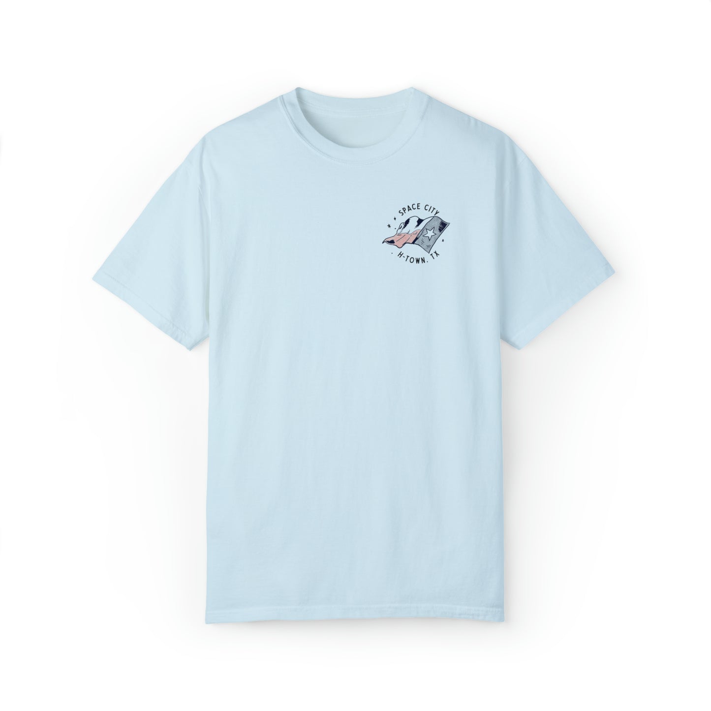 Space City Texas (Saturn) Premium Unisex Comfort Colors T-shirt