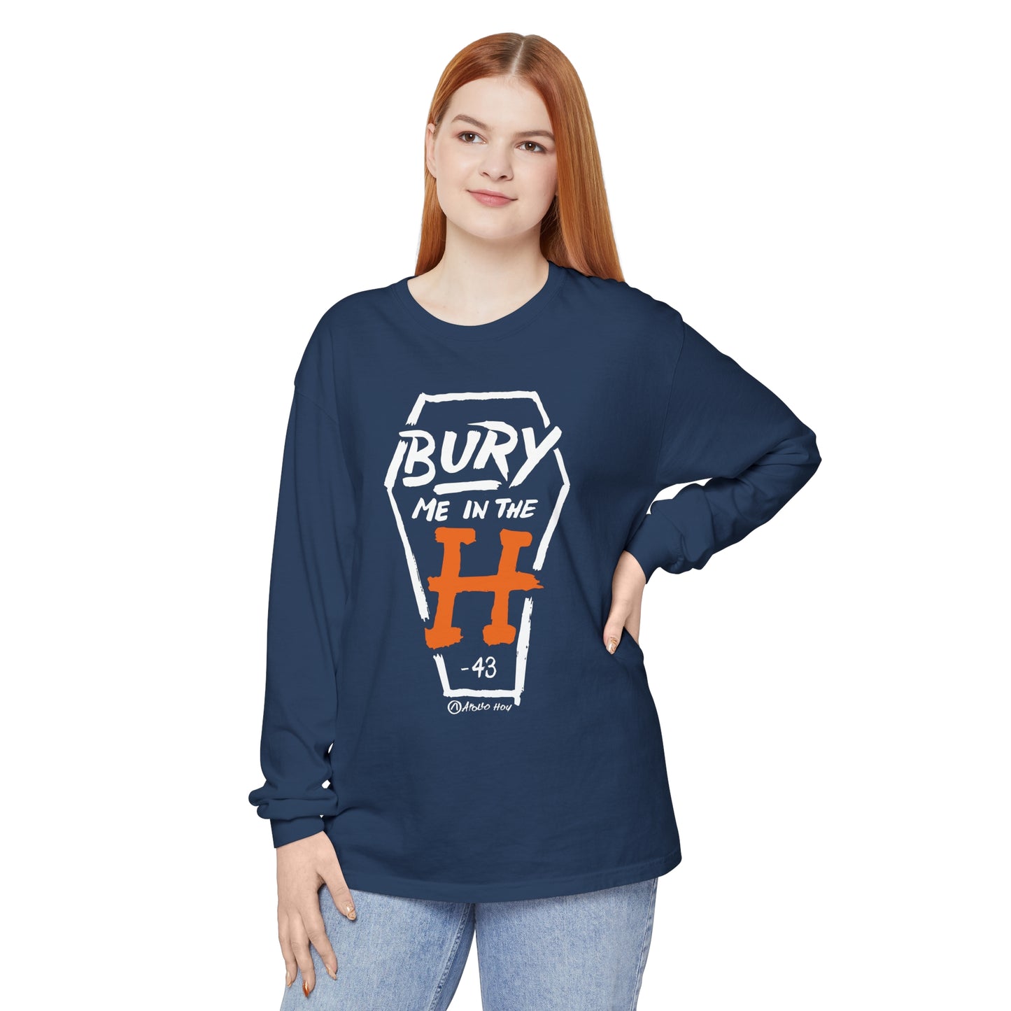 Bury Me In The H (Coffin) Long Sleeve Tee