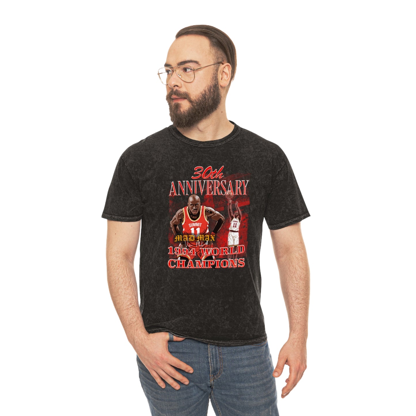 Mad Max 30th Anniversary Vintage Style Unisex Mineral Wash T-Shirt