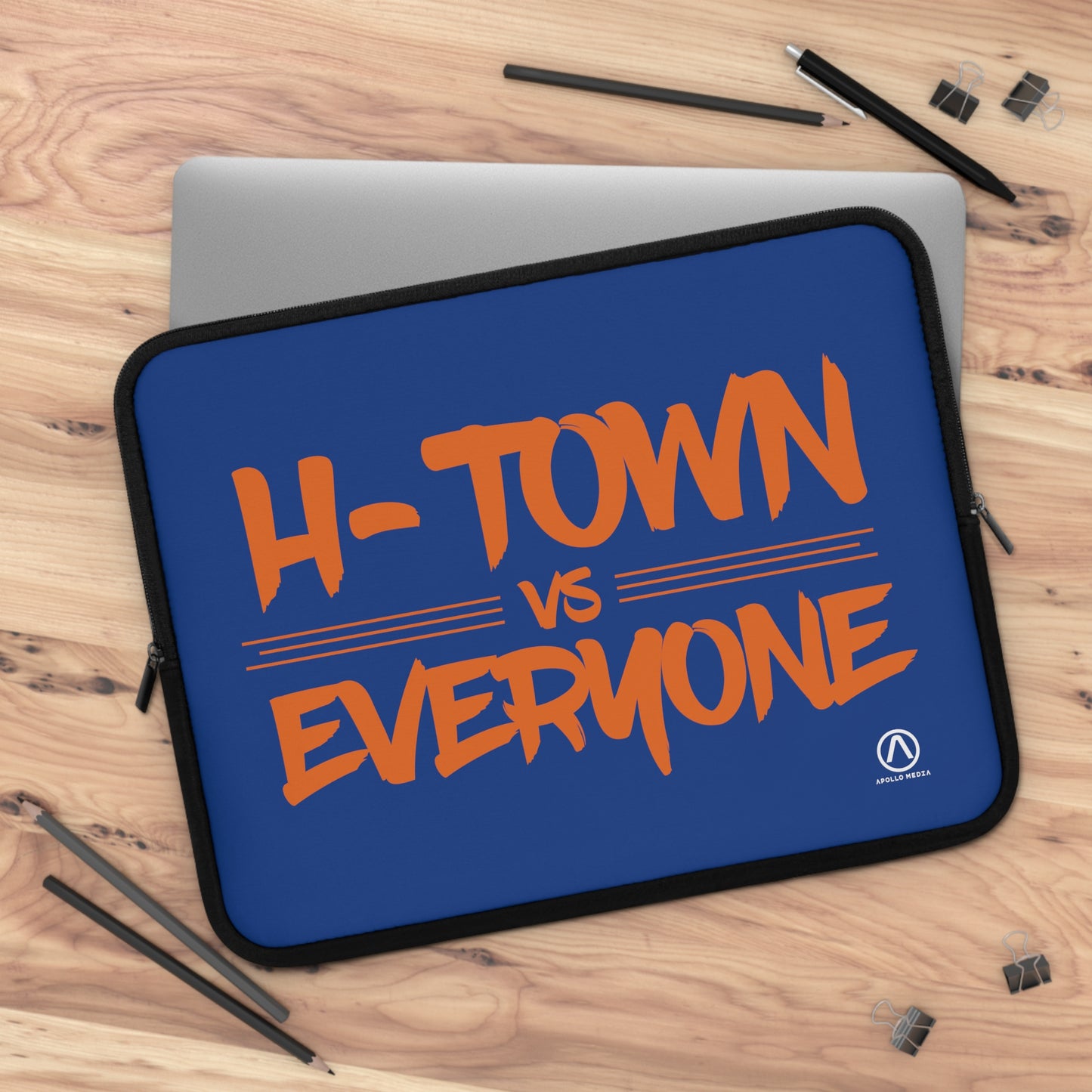 H-Town vs Everyone Laptop Sleeve - Orange