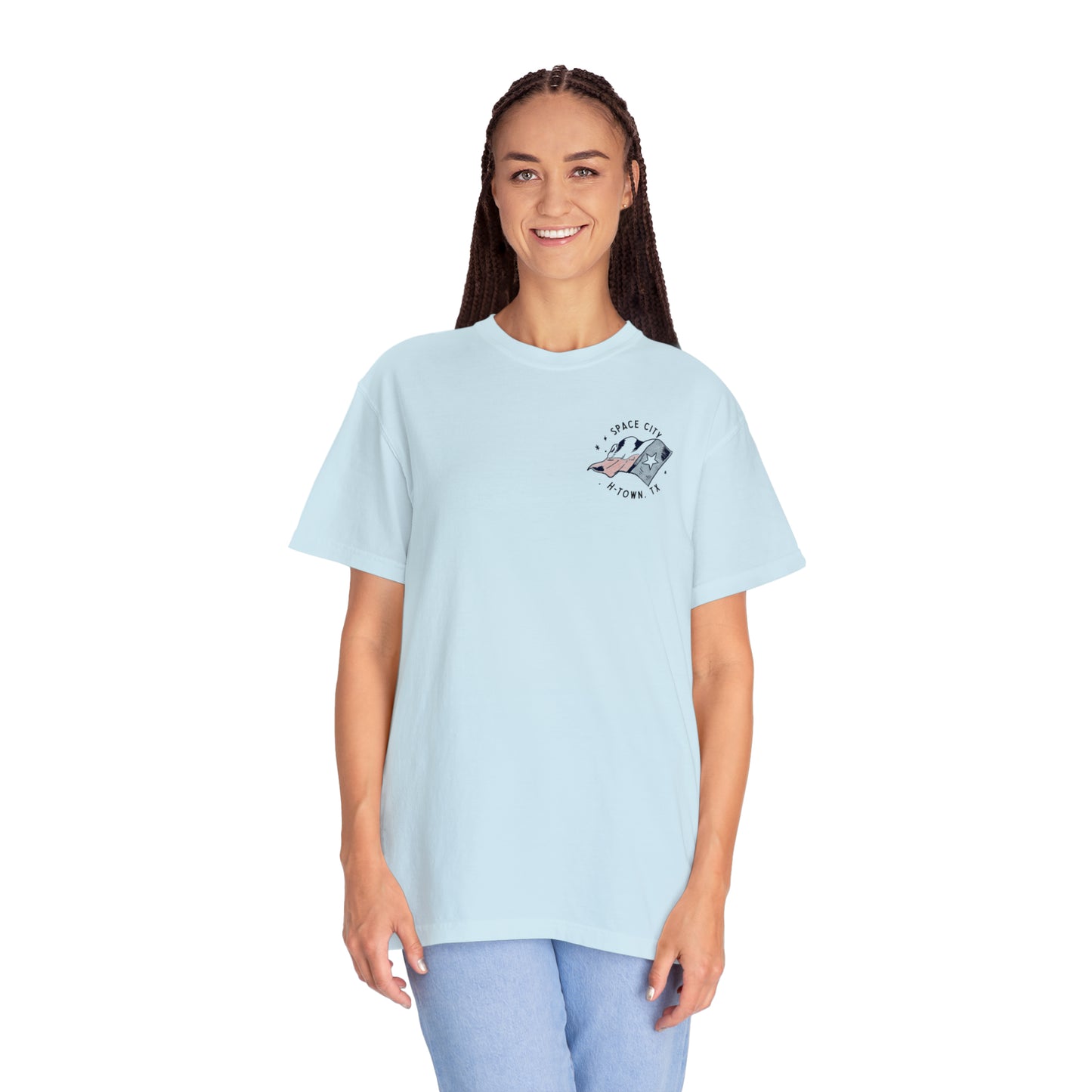 Space City Texas (Saturn) Premium Unisex Comfort Colors T-shirt