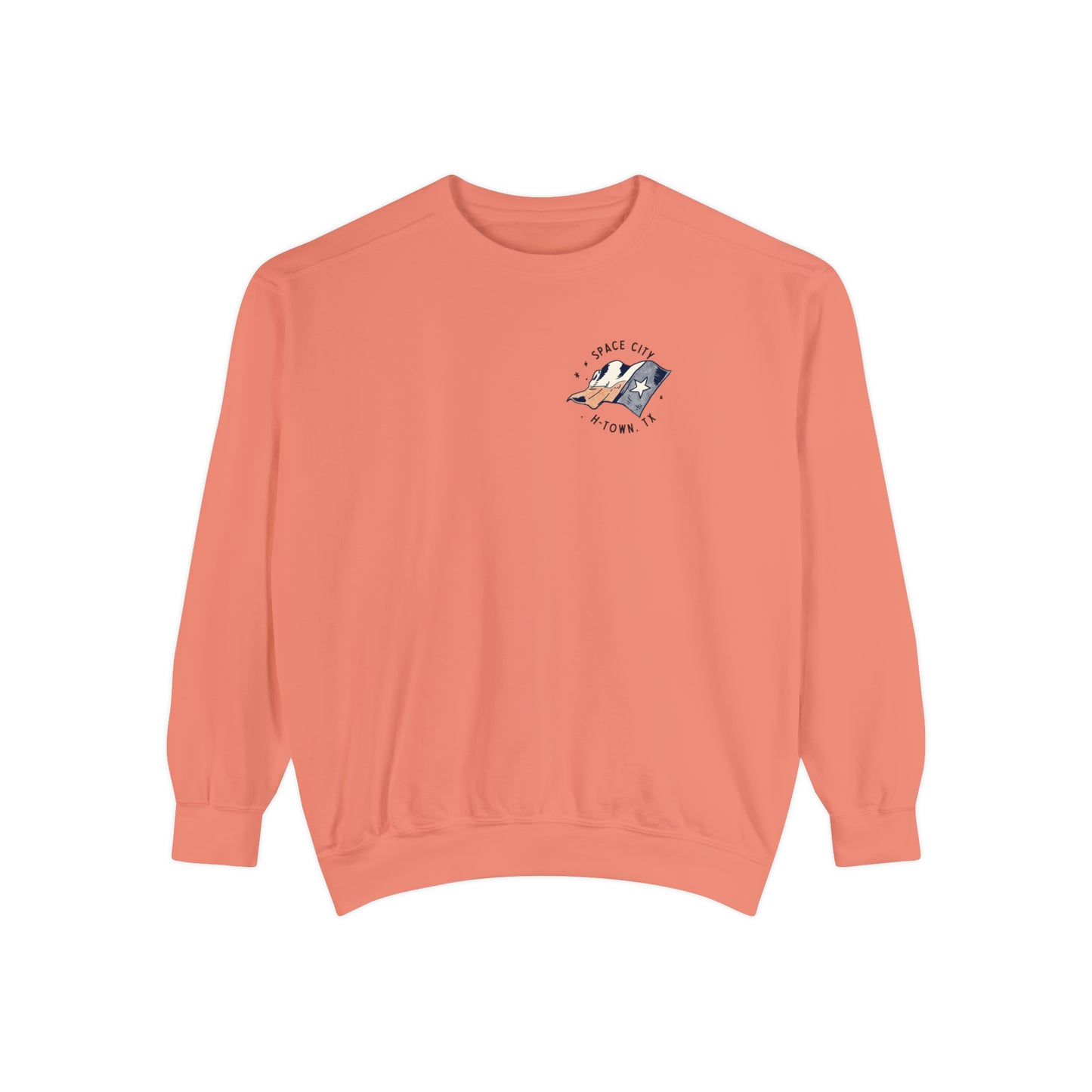 Space City Texas (Saturn) Unisex Comfort Colors Sweatshirt