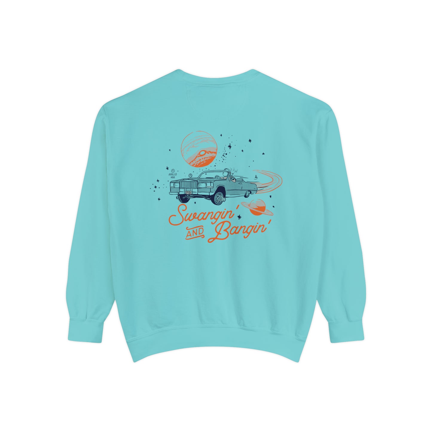 Swangin & Bangin (Saturn) Unisex Comfort Colors Sweatshirt