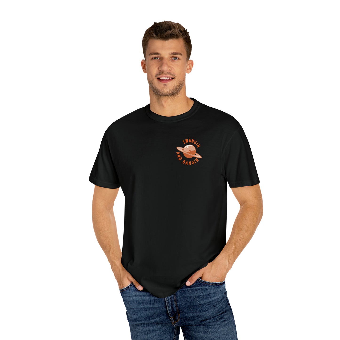 Swangin & Bangin (Saturn) Unisex Comfort Colors T-shirt