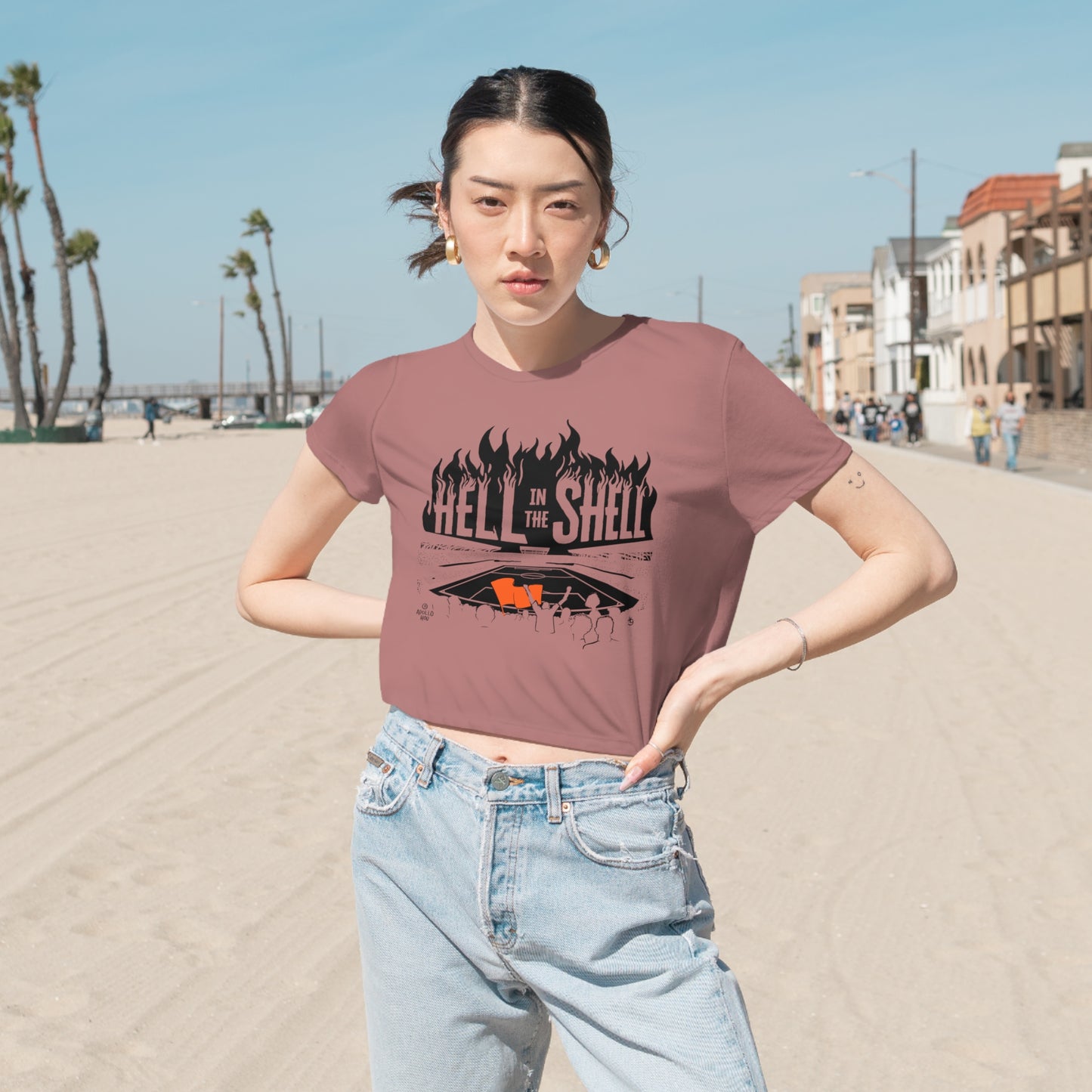 Hell In The Shell Cropped Tee