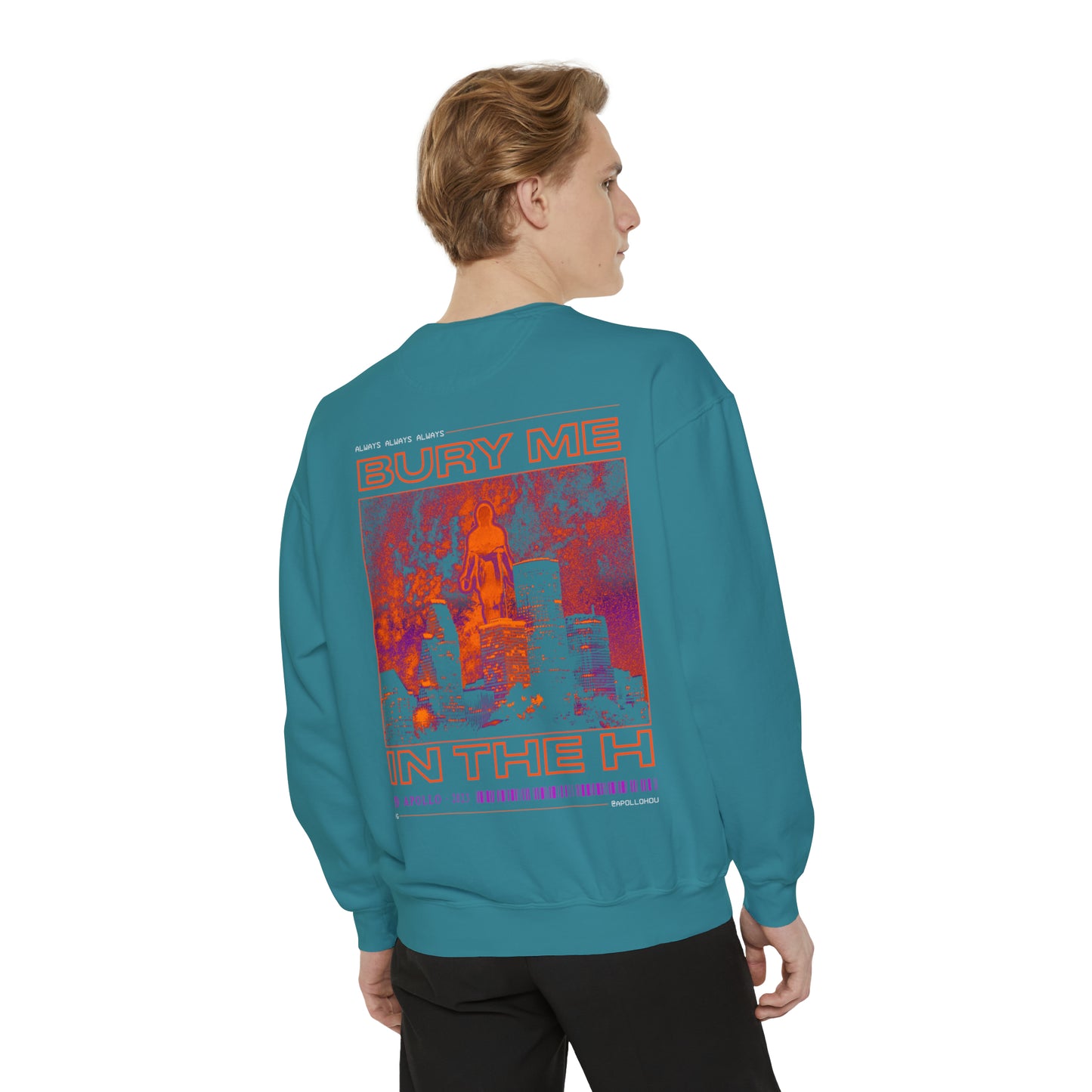 Bury Me In The H (Nova) Unisex Comfort Colors Sweatshirt