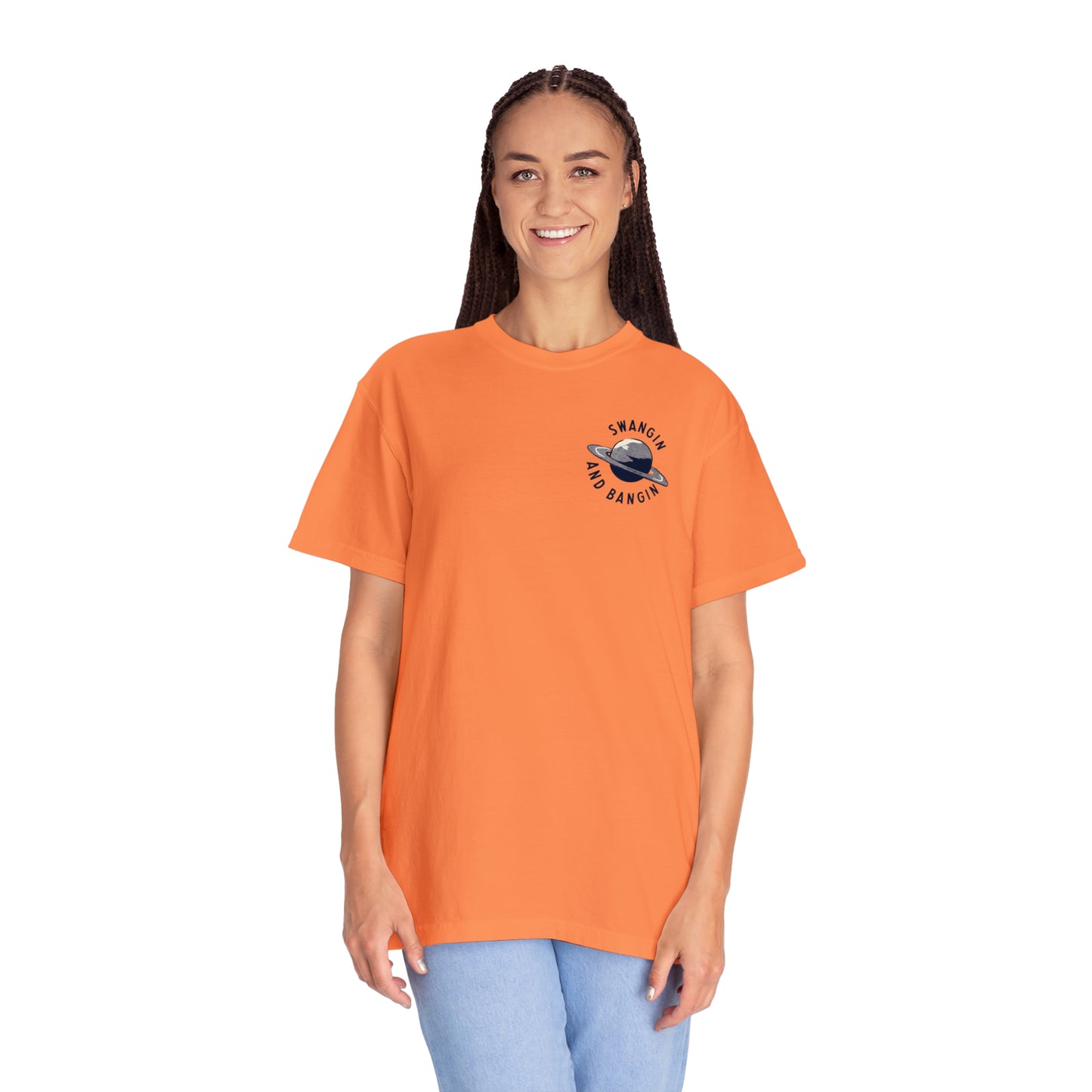 Swangin & Bangin (Saturn) Unisex Comfort Colors T-shirt