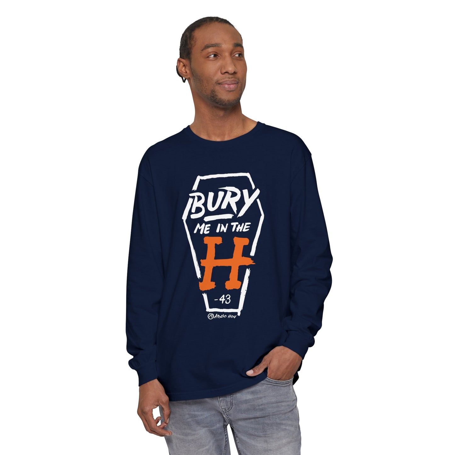 Bury Me In The H (Coffin) Long Sleeve Tee