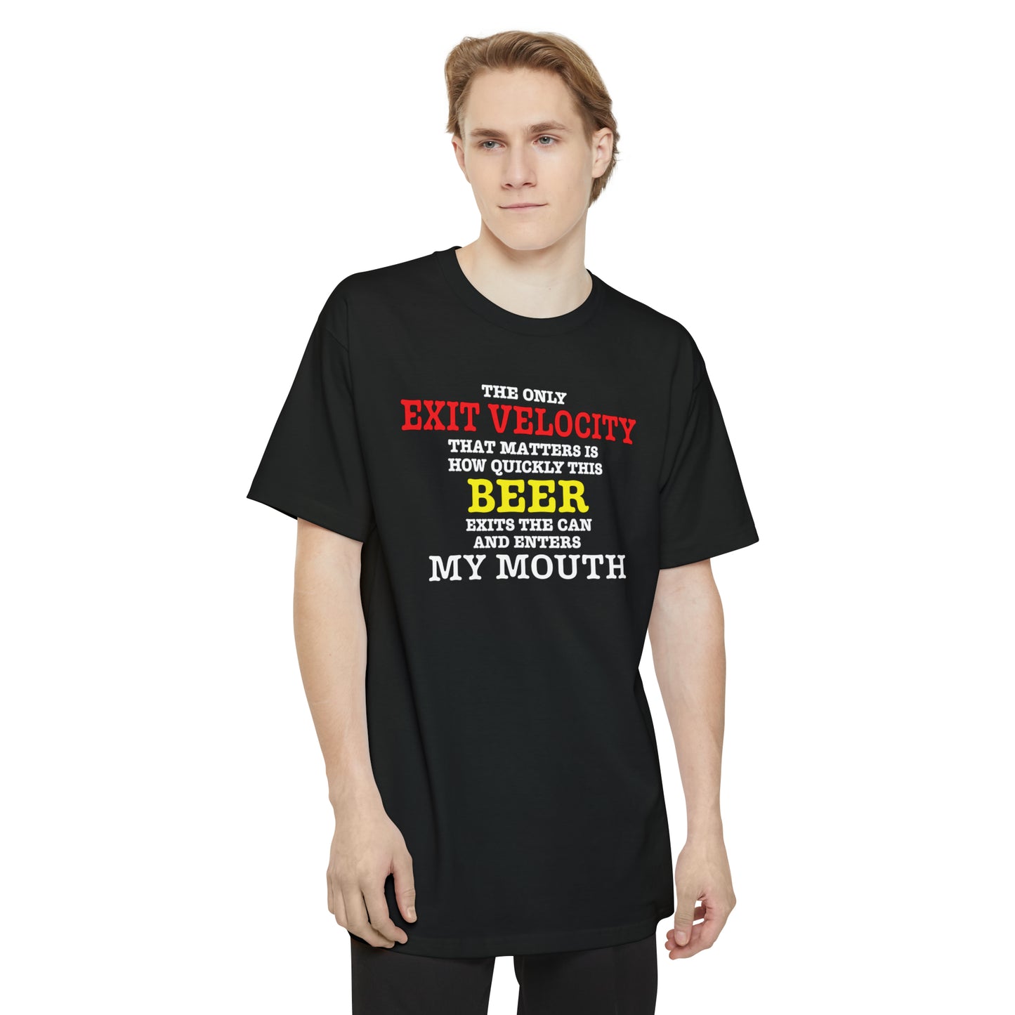 Beer Exit Velo BIG & TALL Unisex Tall Beefy-T® T-Shirt