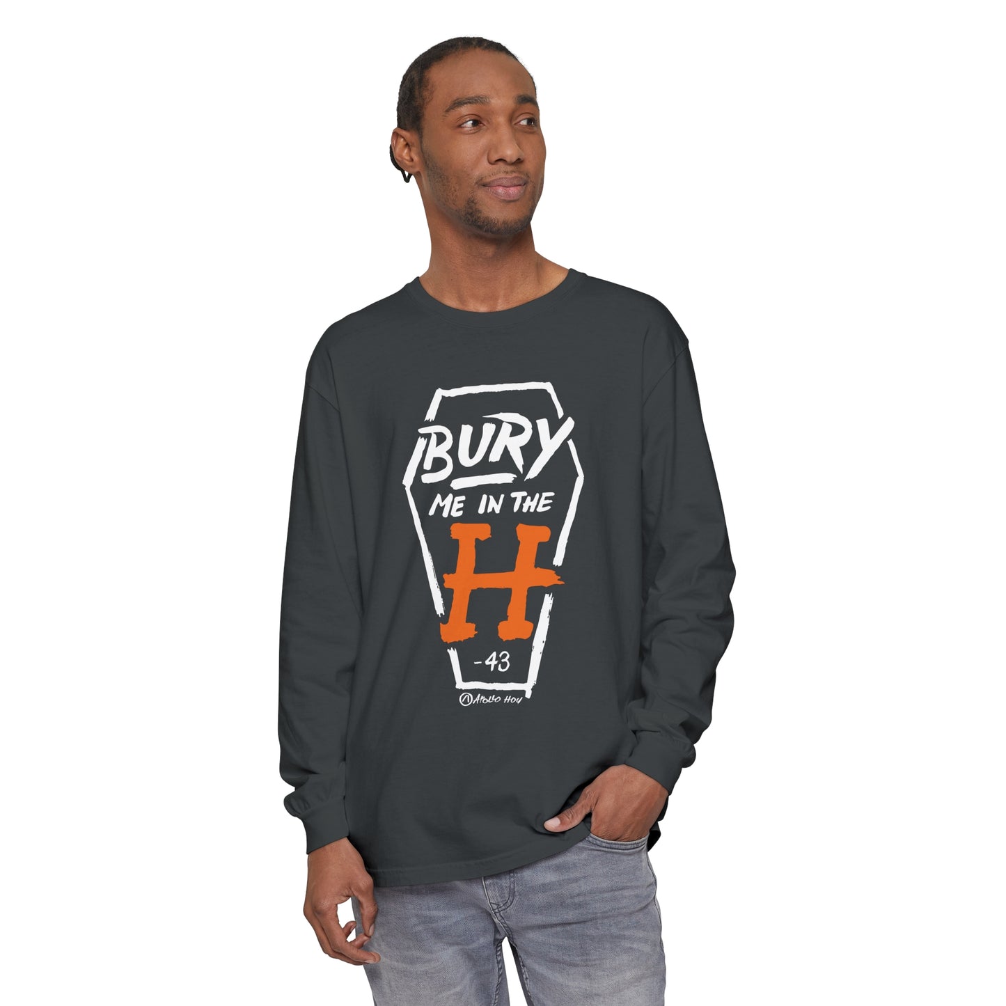Bury Me In The H (Coffin) Long Sleeve Tee