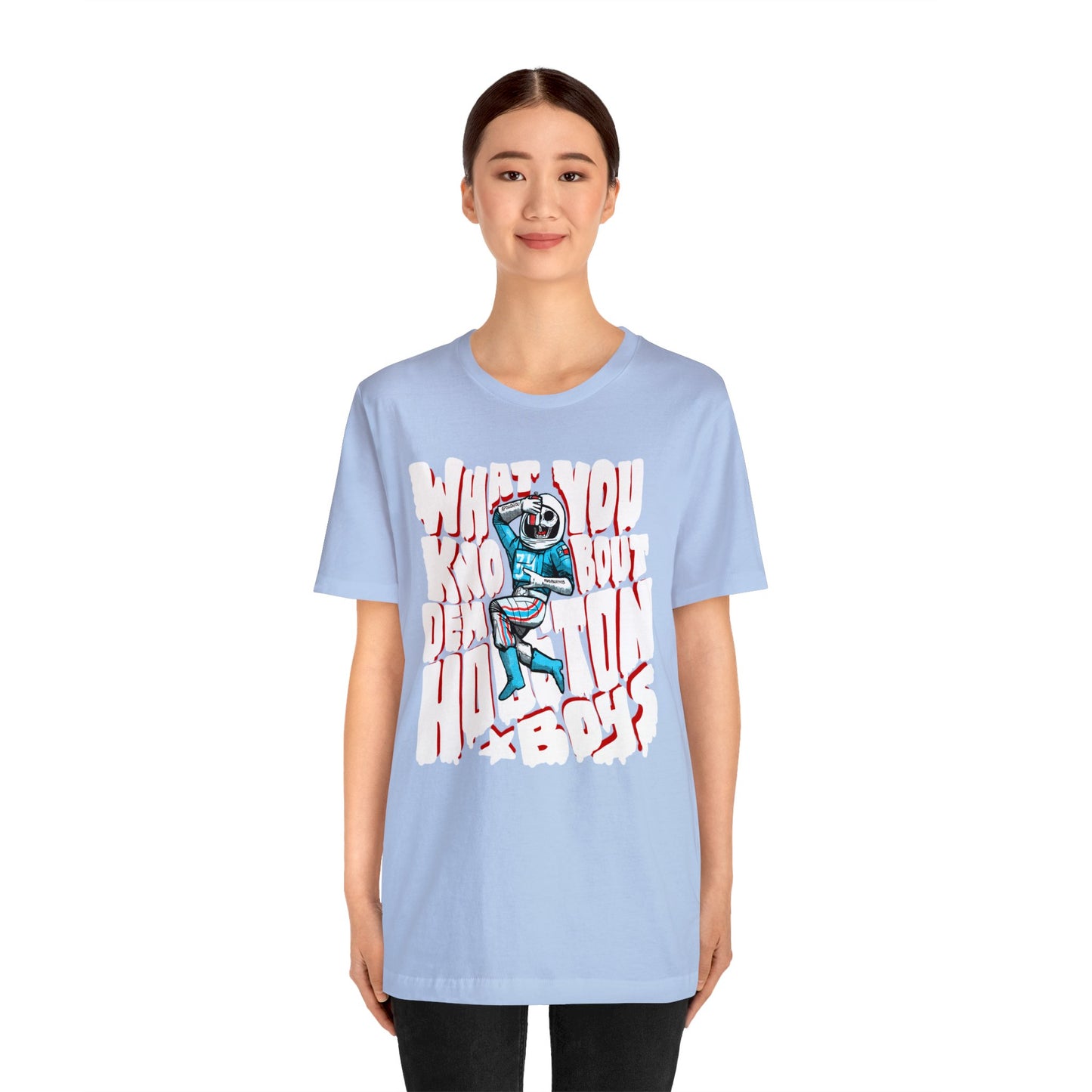 WYKBDHB HOU Blue Version Unisex Jersey Tee
