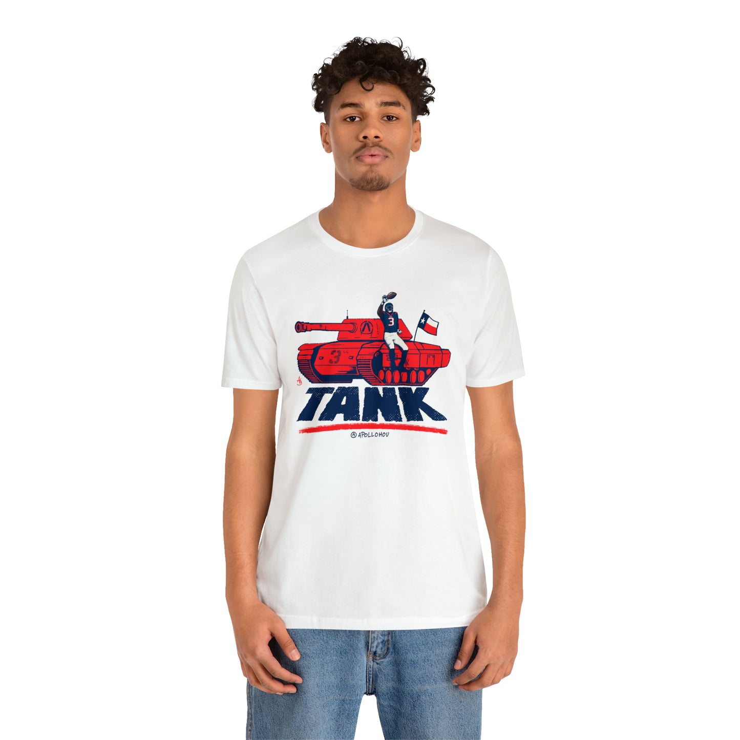 TANK On A TANK Unisex Jersey Short Sleeve Tee