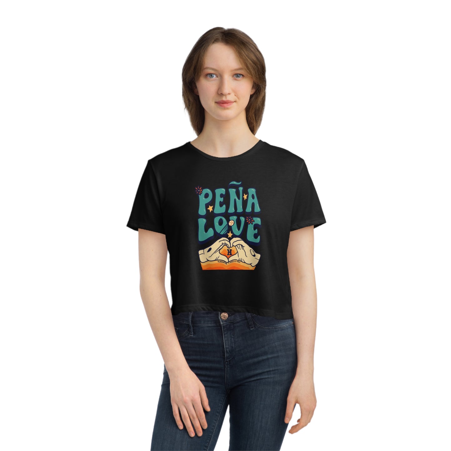 Peña Love Cropped Tee