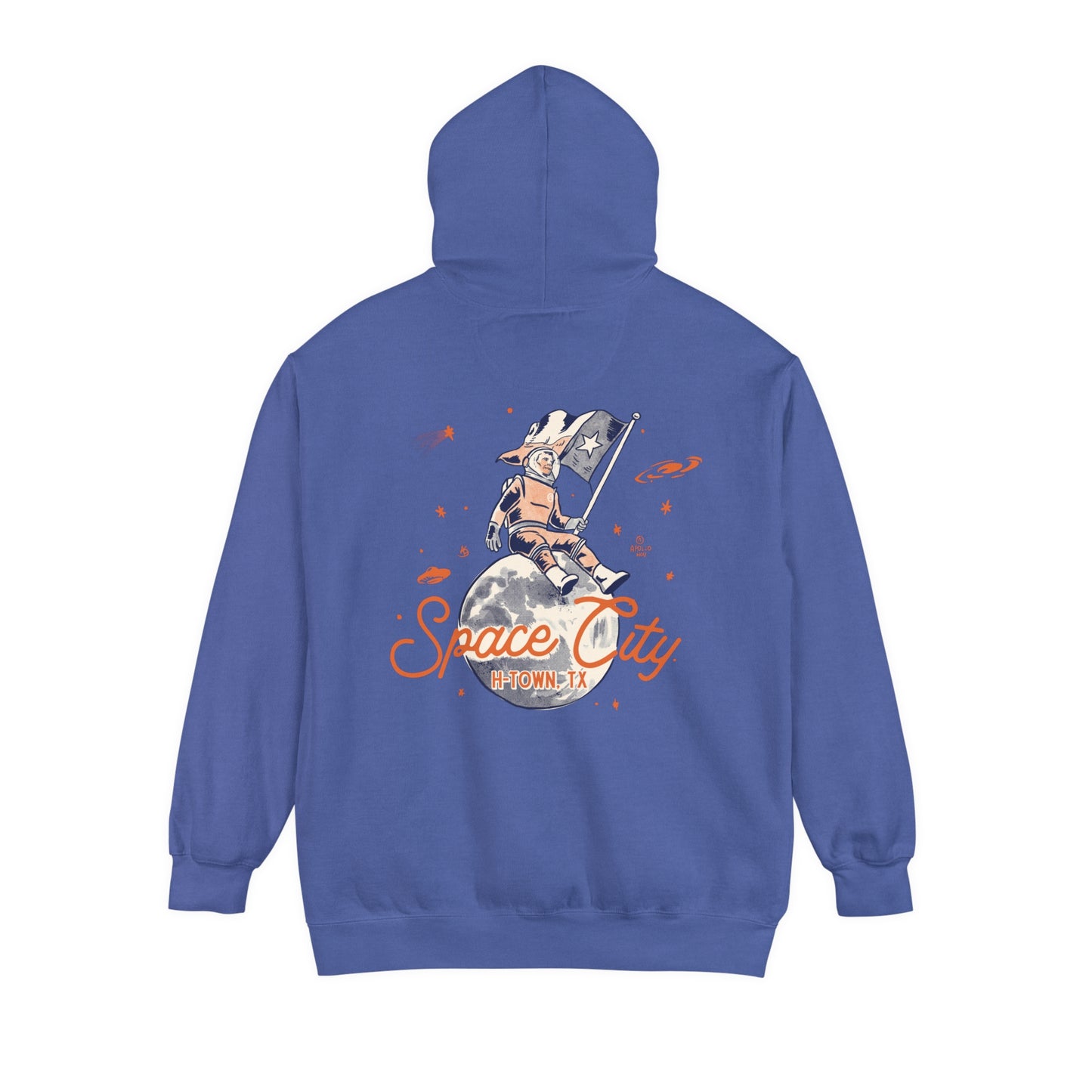 Space City Texas (Saturn) Unisex Comfort Colors Hoodie