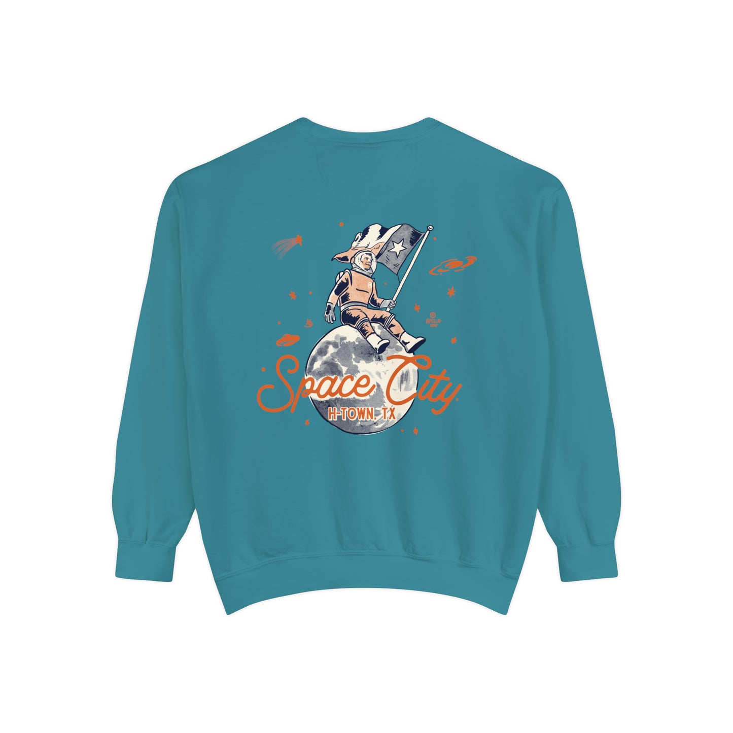Space City Texas (Saturn) Unisex Comfort Colors Sweatshirt