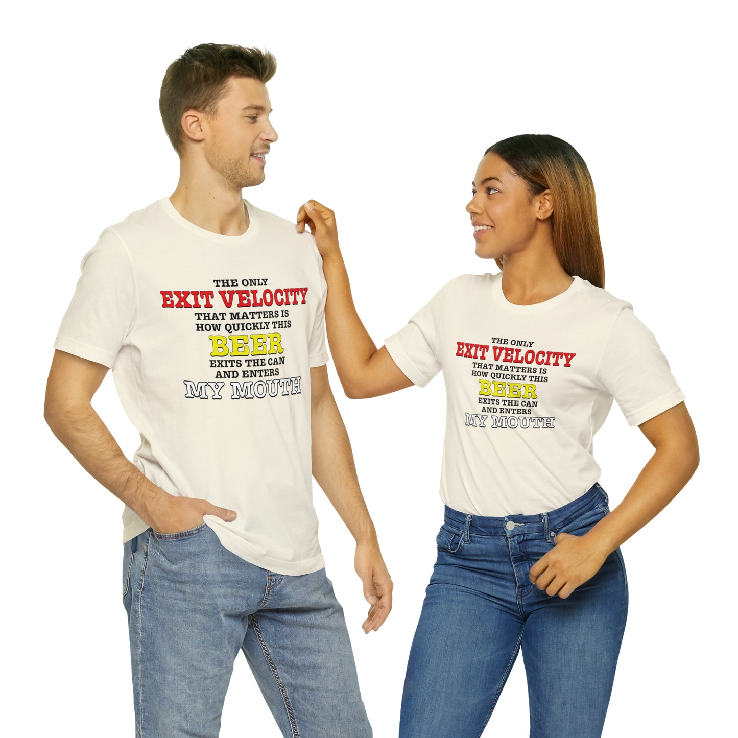 Beer Exit Velo Unisex Jersey Short Sleeve Tee