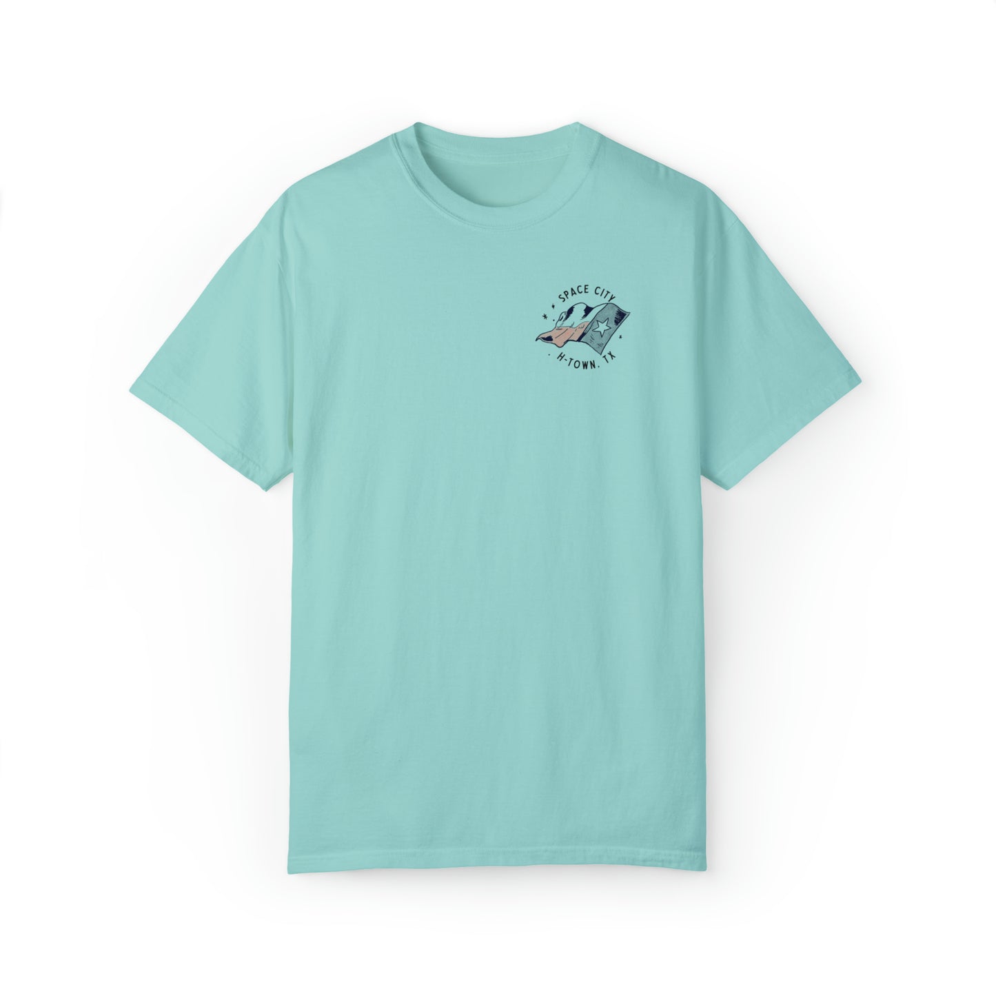 Space City Texas (Saturn) Premium Unisex Comfort Colors T-shirt