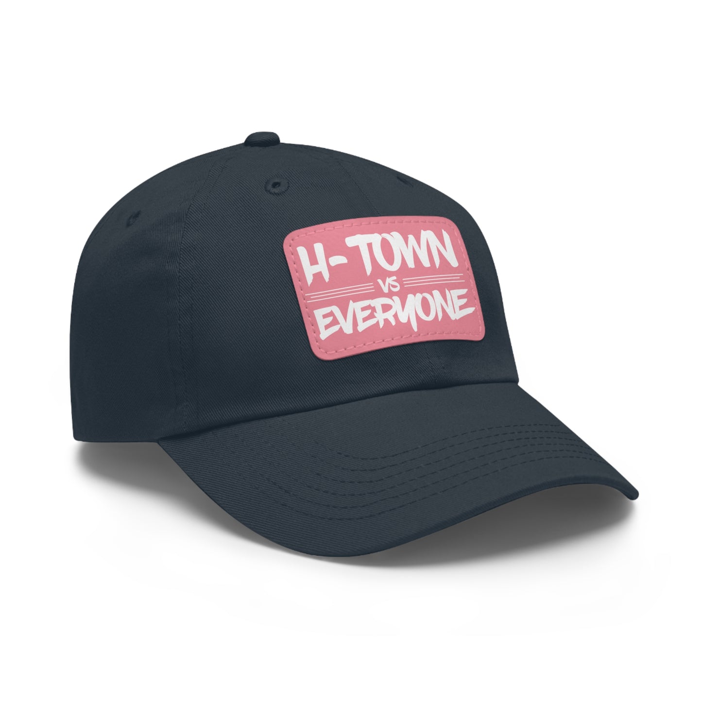 H-Town vs Everyone Leather Patch Dad Hat