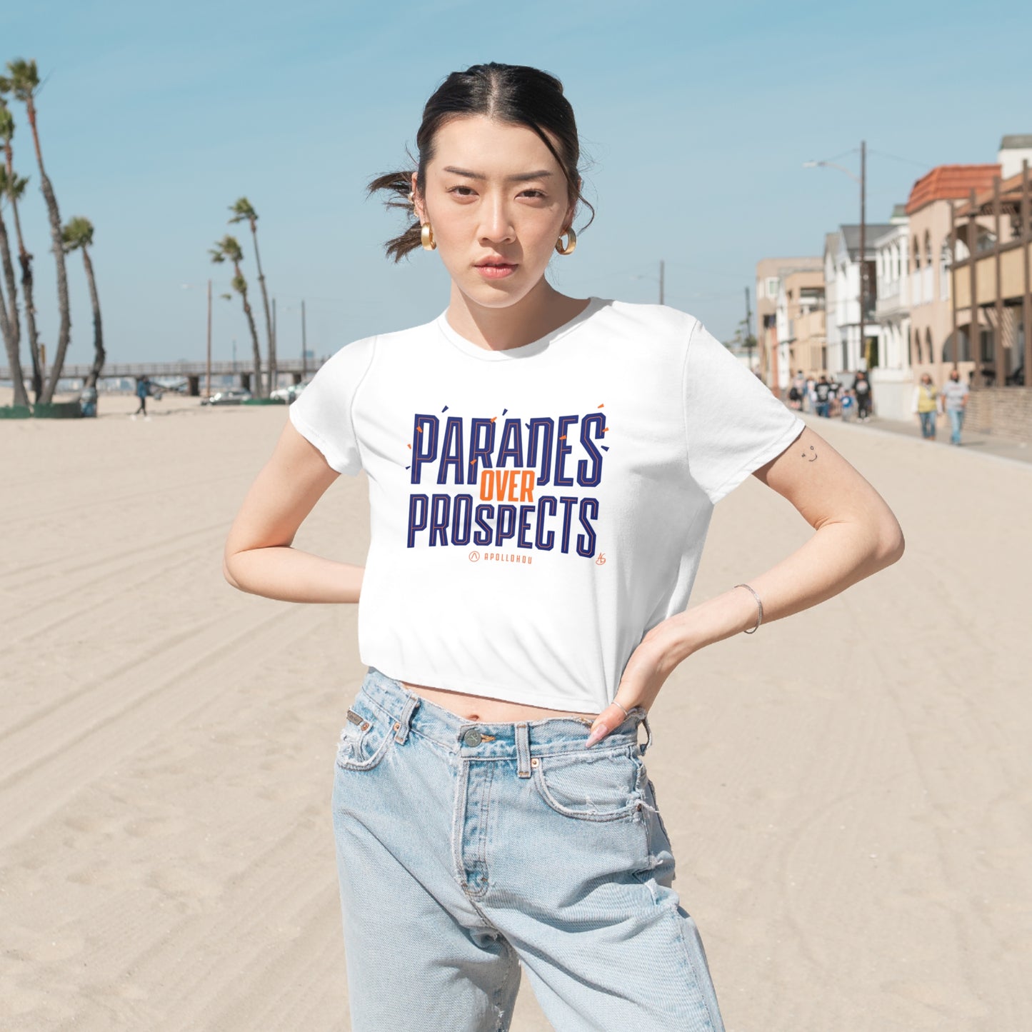 Parades Over Prospects Cropped Tee