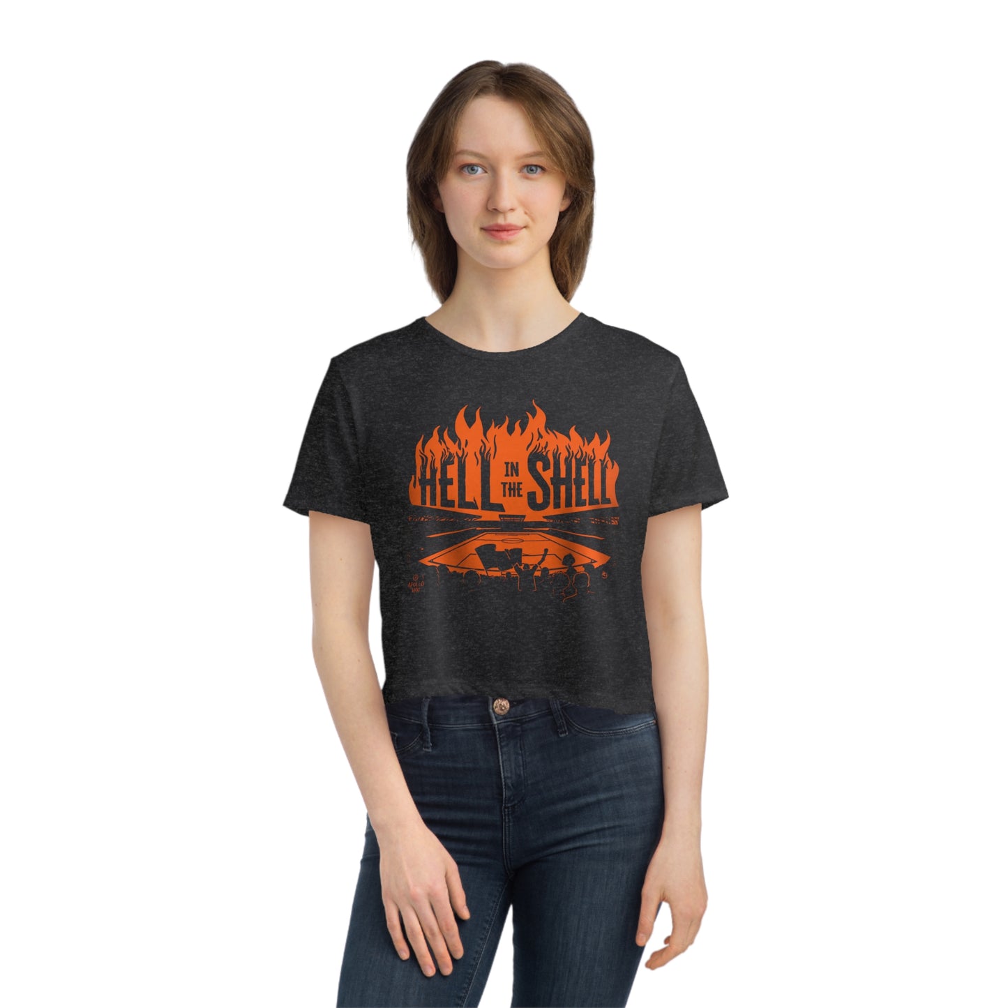 Hell In The Shell Cropped Tee