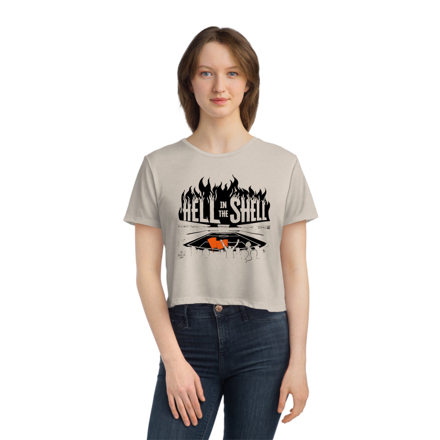 Hell In The Shell Cropped Tee