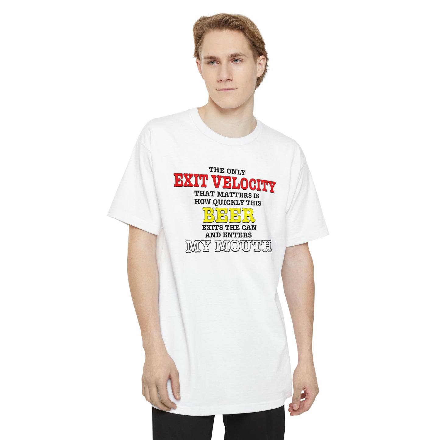 Beer Exit Velo BIG & TALL Unisex Tall Beefy-T® T-Shirt