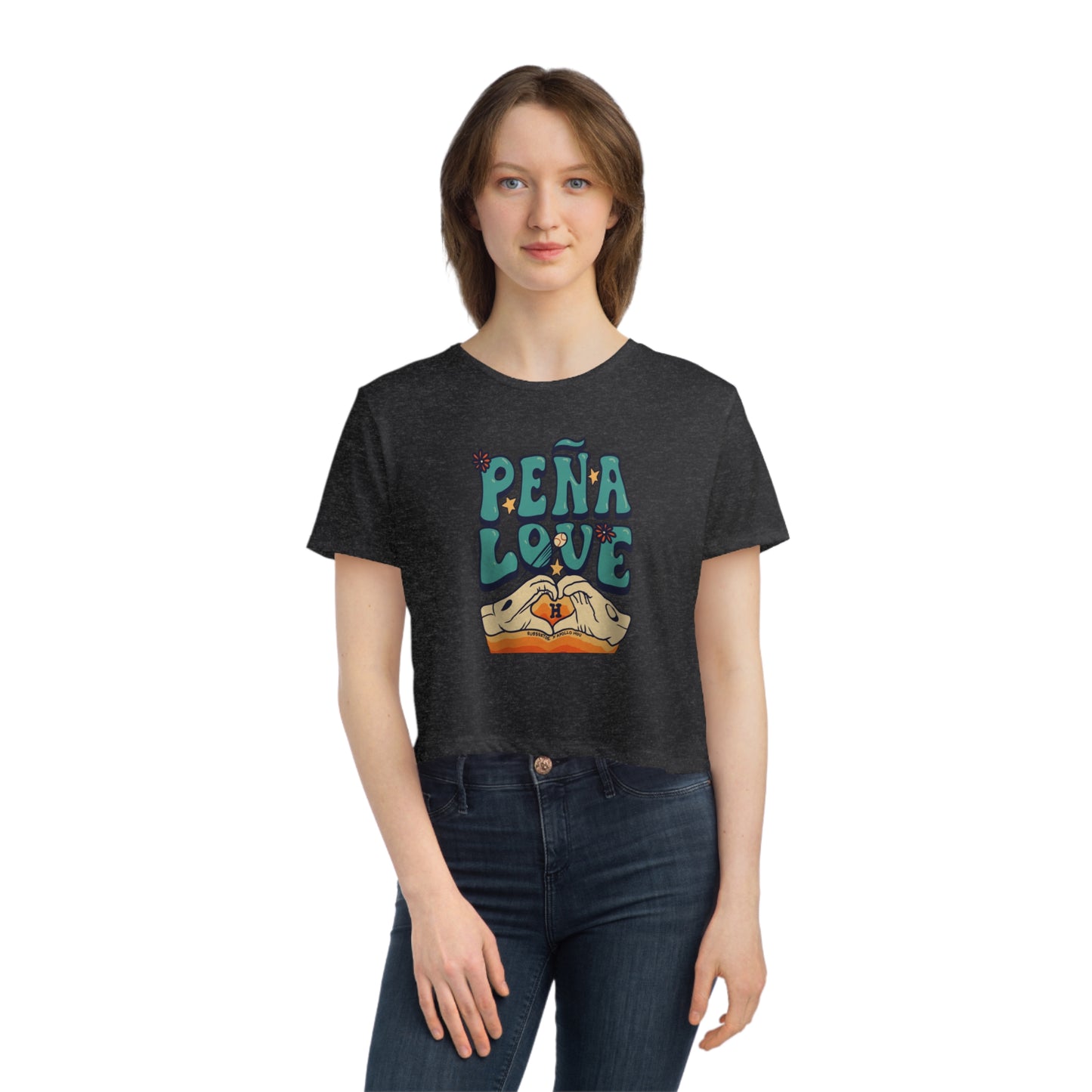 Peña Love Cropped Tee