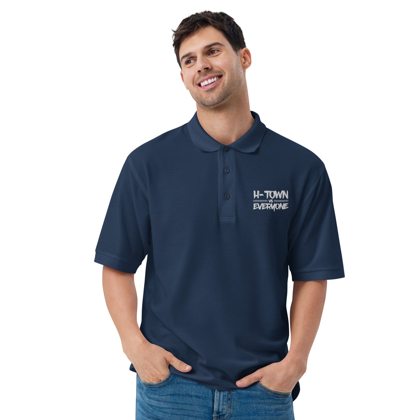 H-Town vs Everyone Unisex Premium Polo