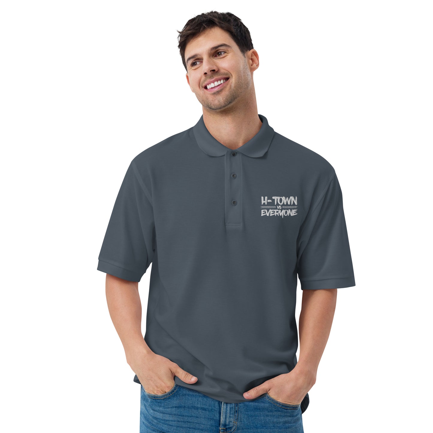 H-Town vs Everyone Unisex Premium Polo