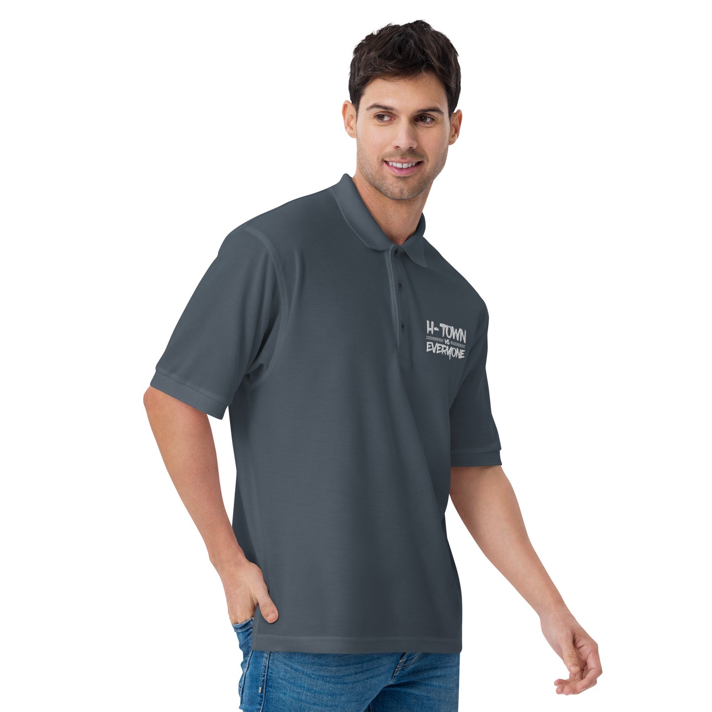 H-Town vs Everyone Unisex Premium Polo