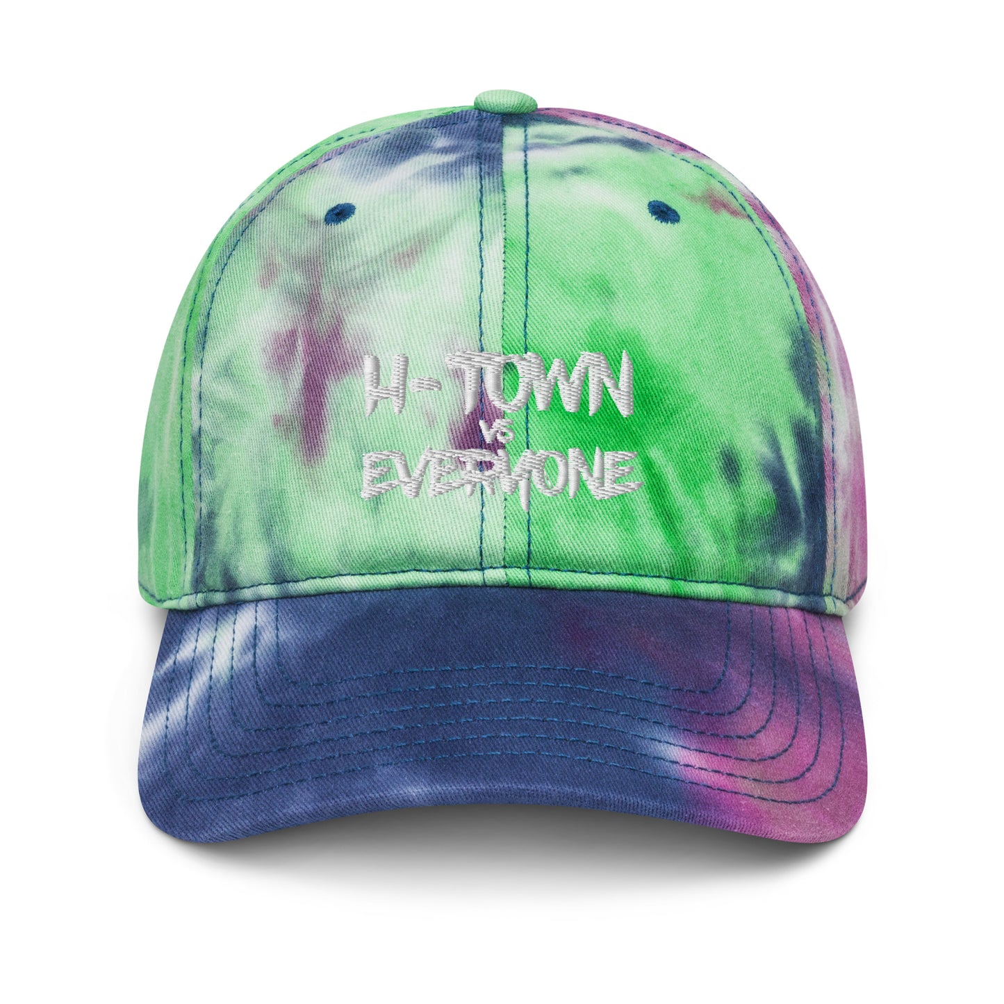 H-Town vs Everyone Embroidered Tie-Dye Hat