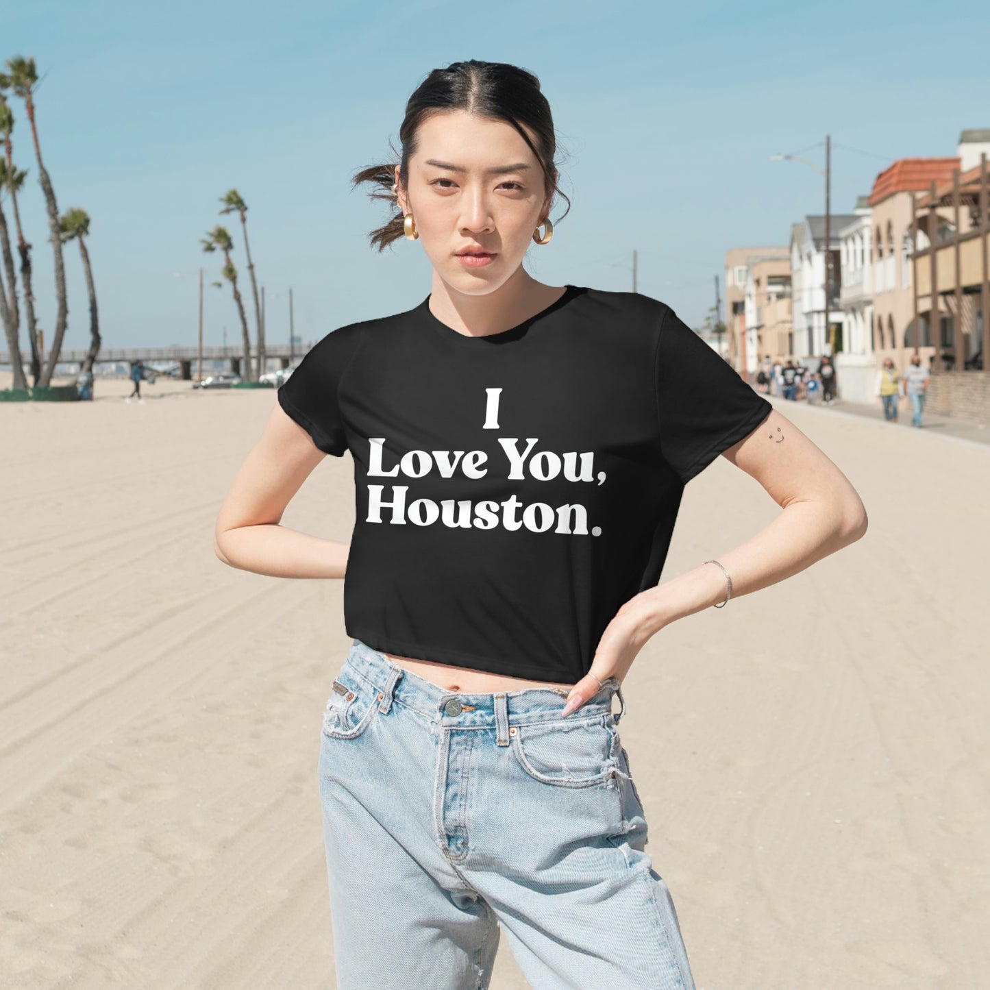 I Love You, Houston Cropped Tee