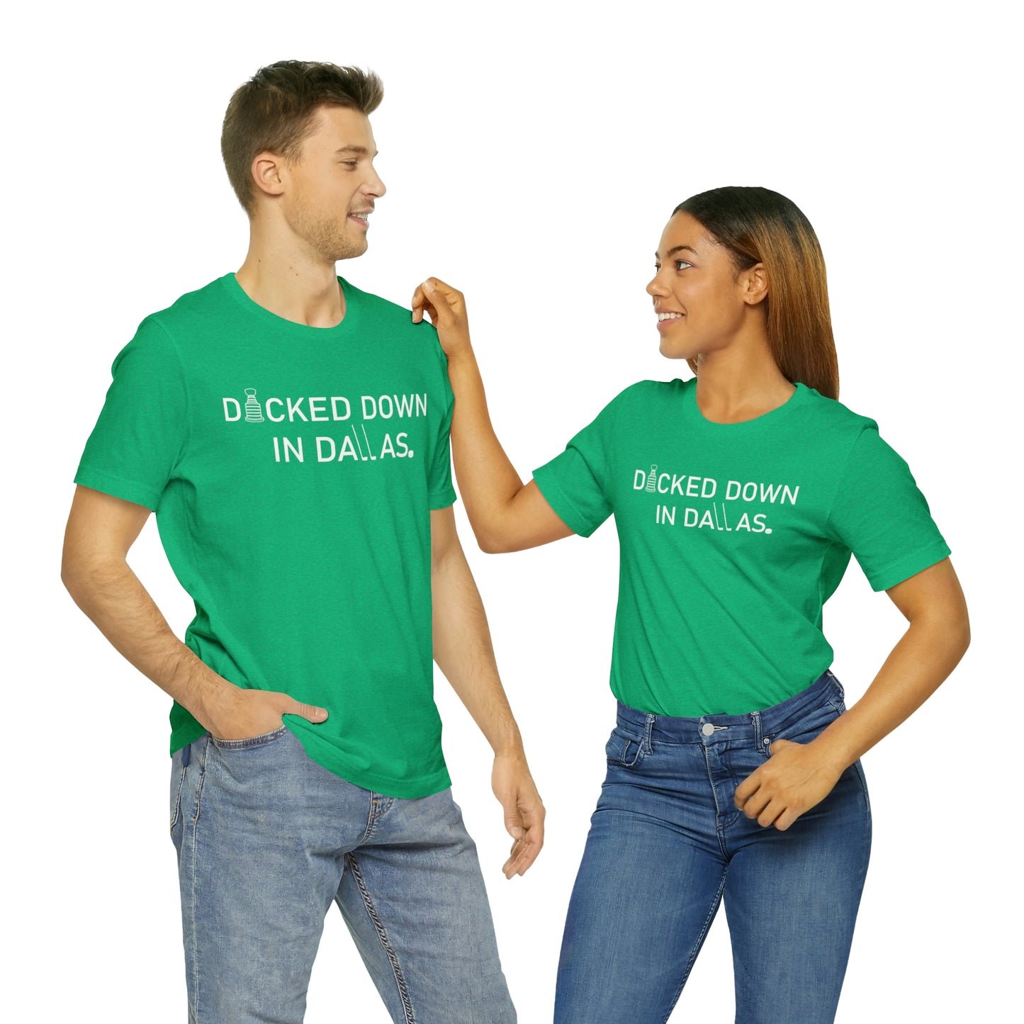 D*cked Down In Dallas Unisex Jersey Short Sleeve Tee