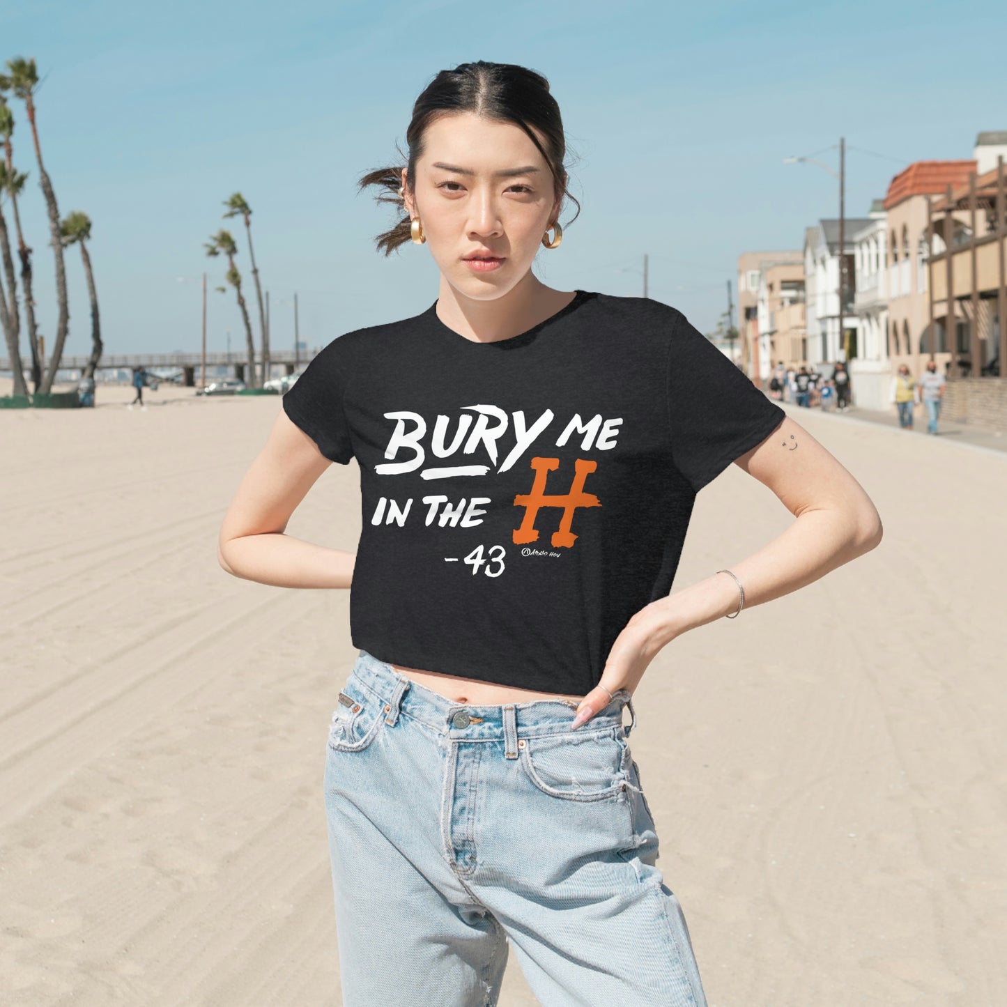 Bury Me In The H Cropped Tee