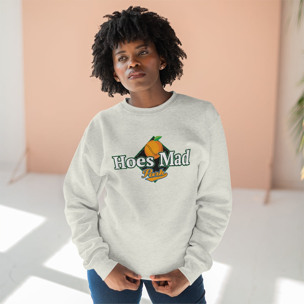 Hoes Mad Premium Crewneck Sweatshirt