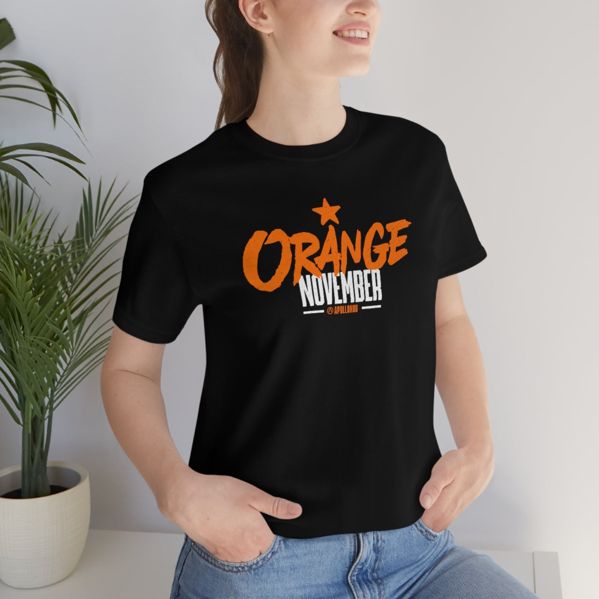 Orange November Unisex Jersey Tee