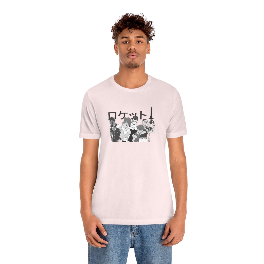 Rokketo Anime Unisex Jersey Tee
