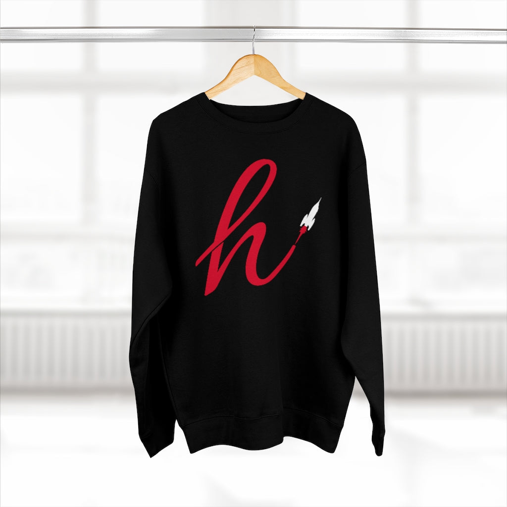 Red H Rocket Premium Crewneck Sweatshirt