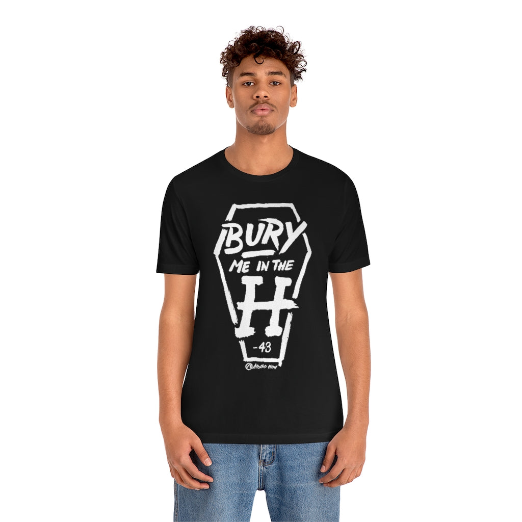Bury Me In The H (Coffin Variant) Unisex Jersey Short-Sleeve Tee