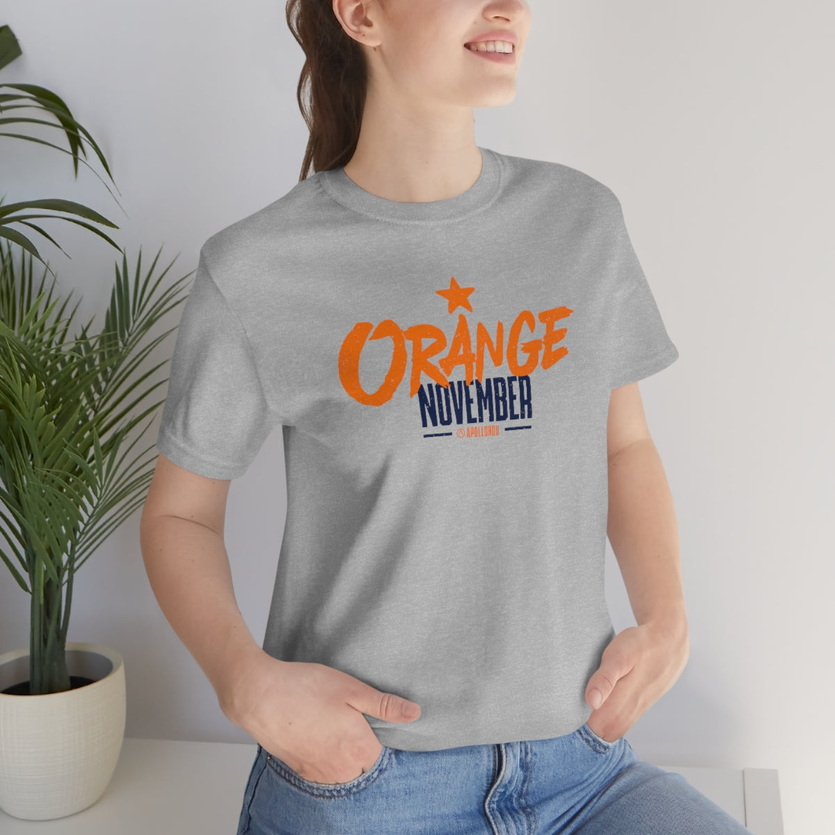Orange November Unisex Jersey Tee