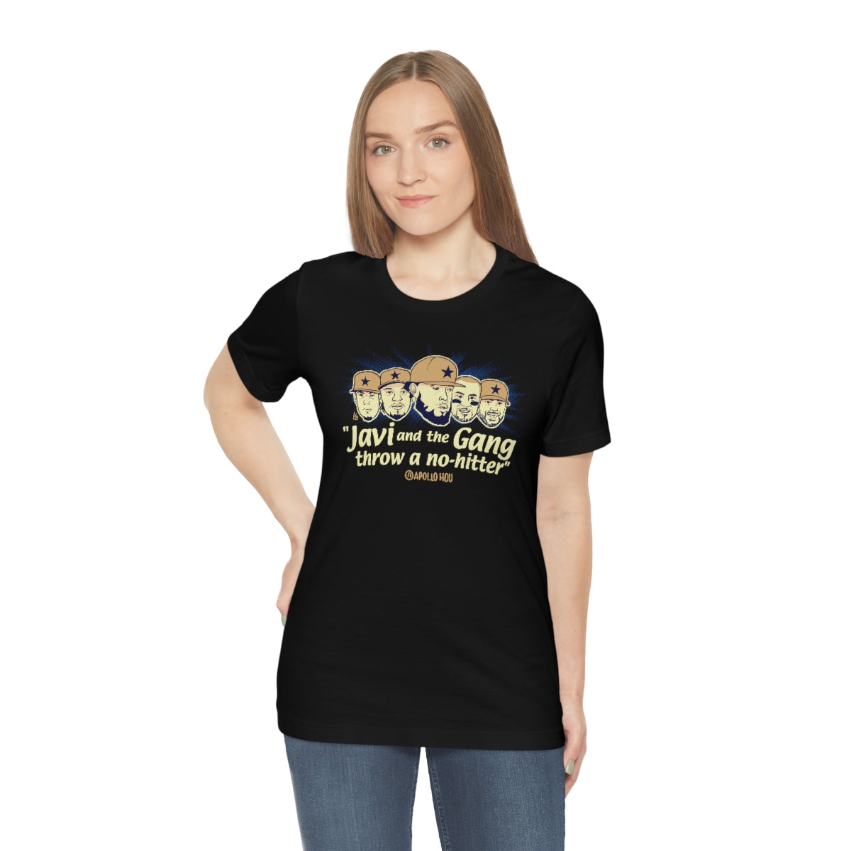 "Javi and the GANG throw a no-hitter" Unisex Jersey Tee