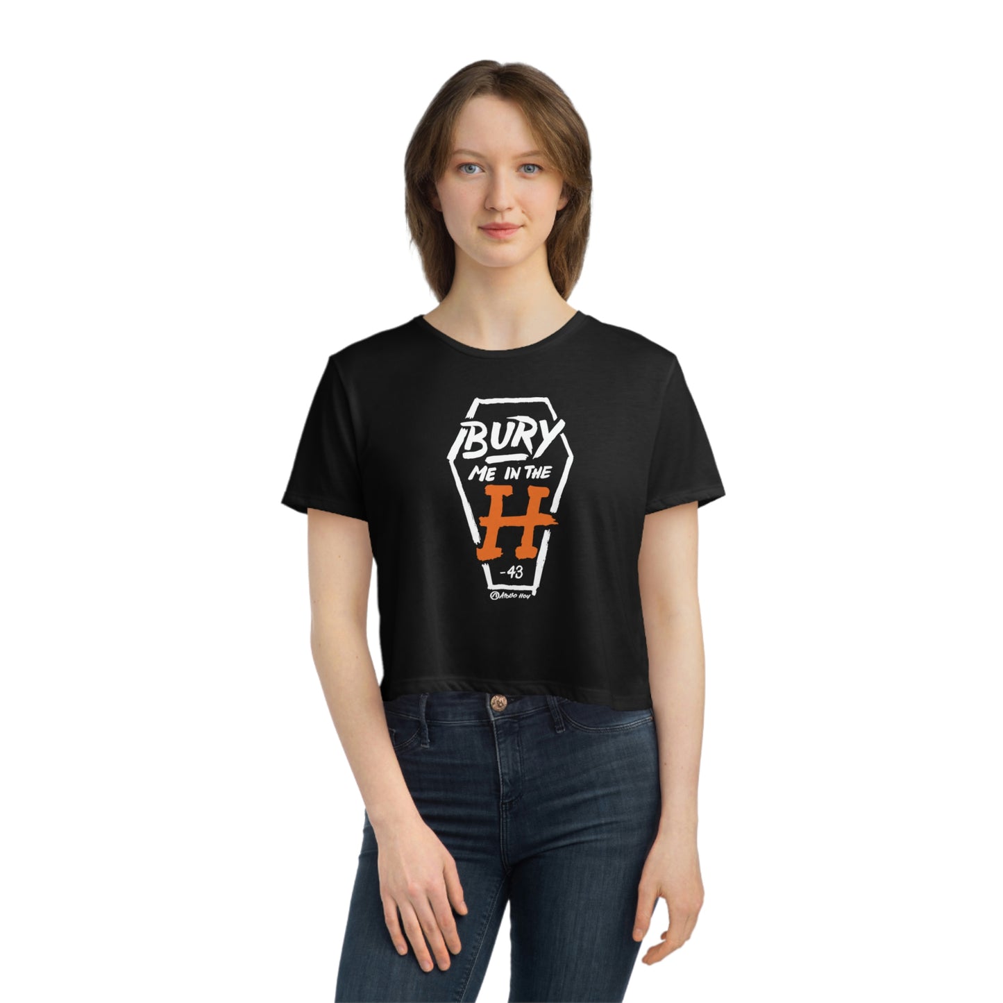 Bury Me In The H (Coffin Variant) Cropped Tee